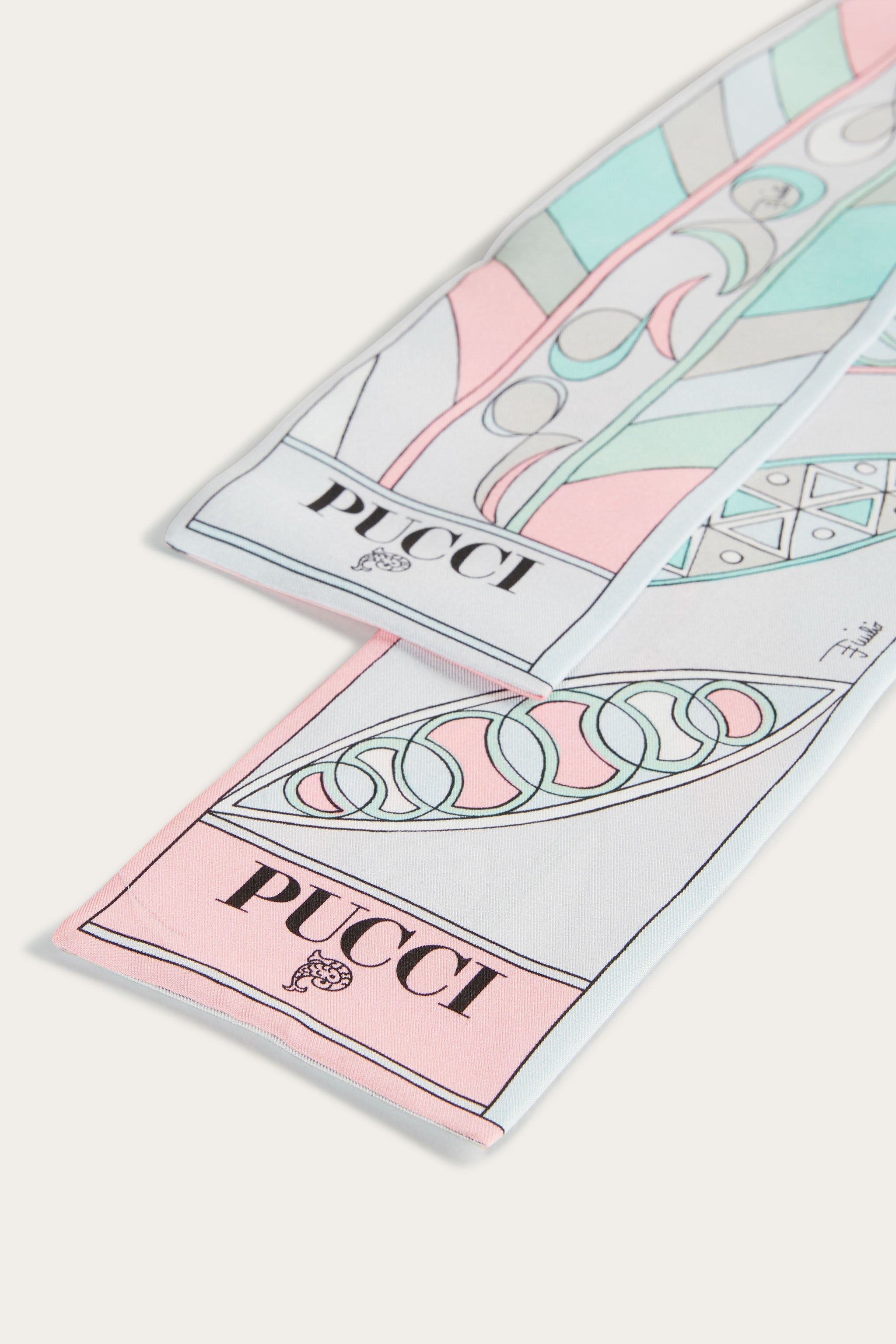 Foulard in seta con stampe Girandole e Pesci sold by Emilio Pucci product image thumbnail 3
