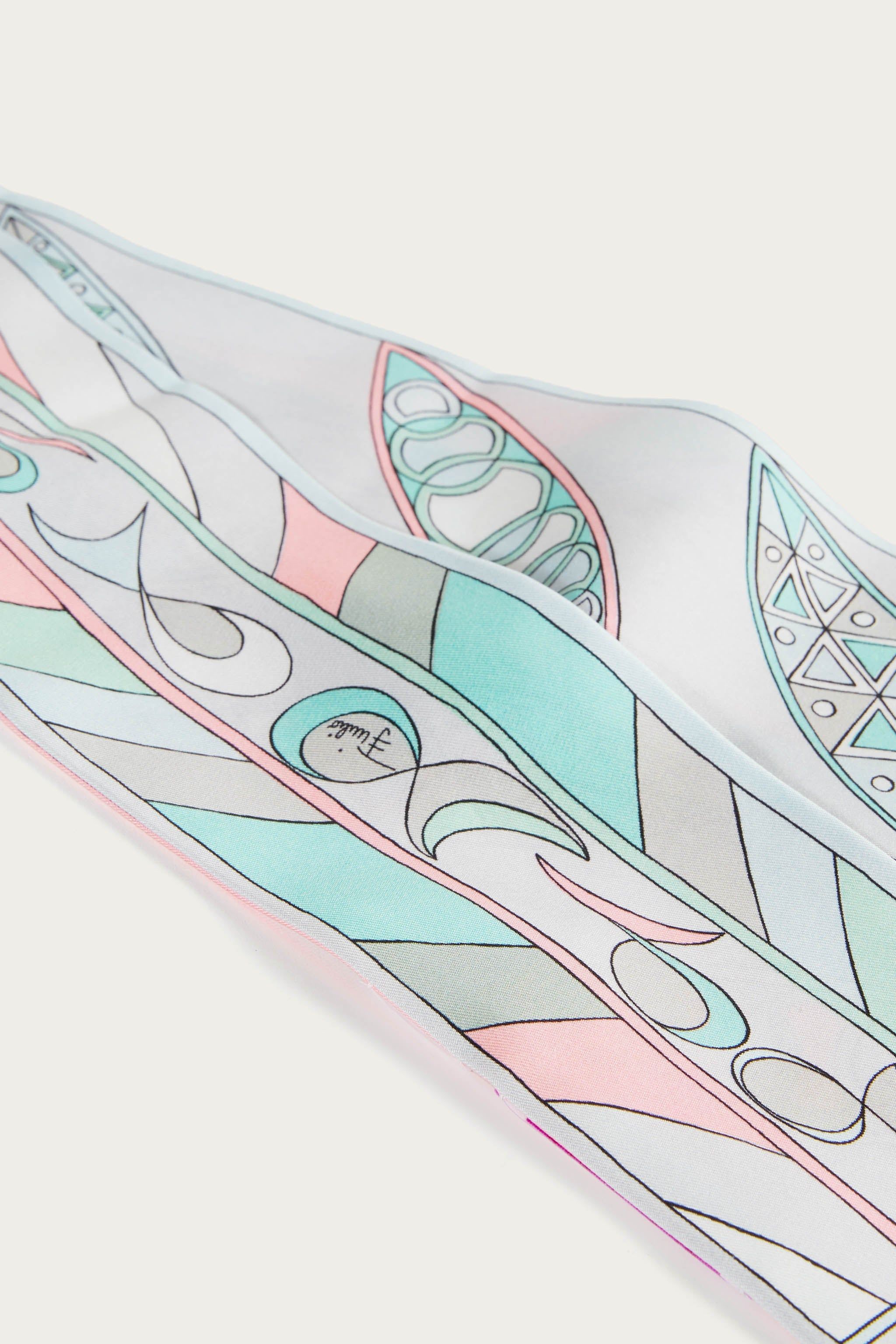 Foulard in seta con stampe Girandole e Pesci sold by Emilio Pucci product image thumbnail 4