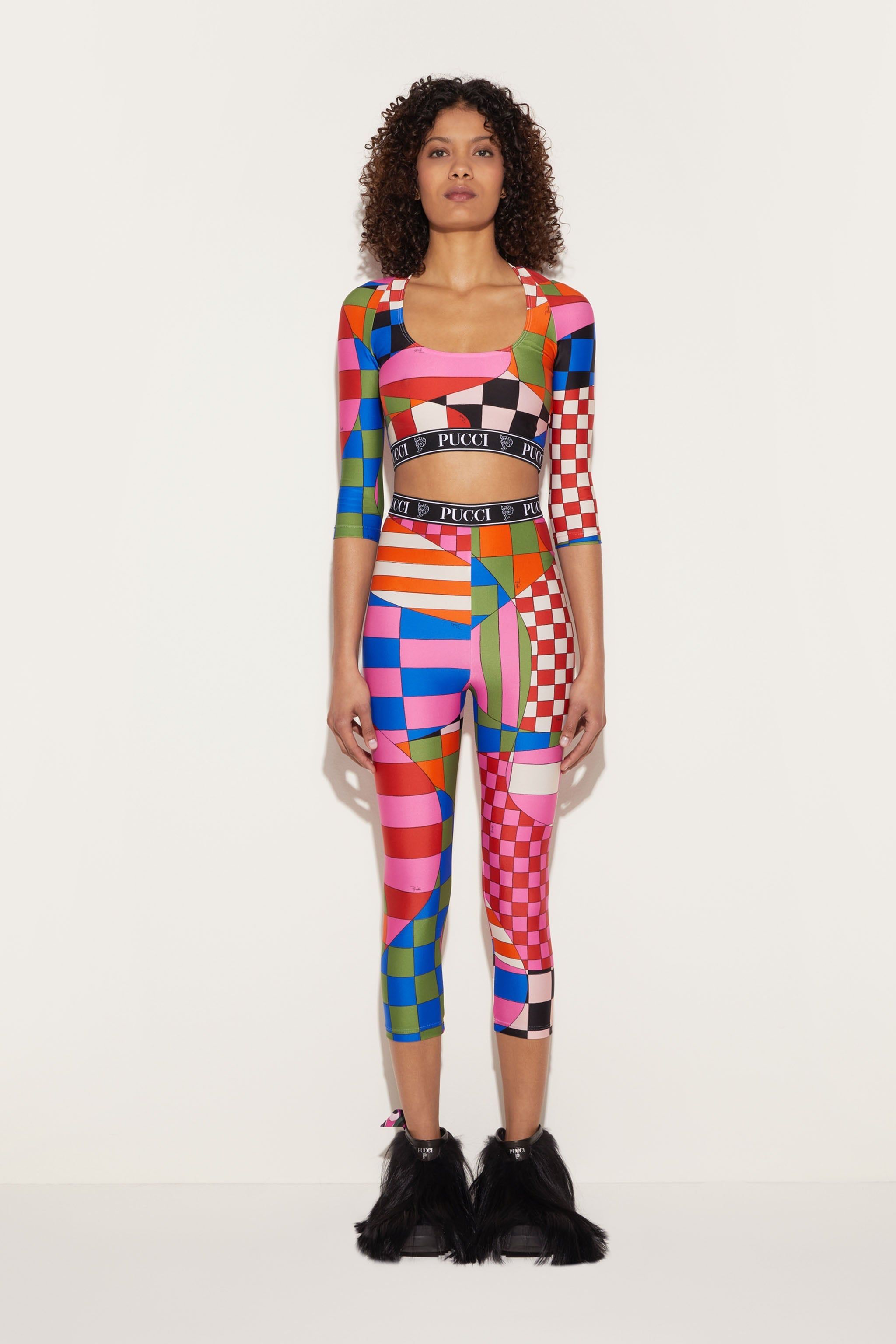 Crop top con stampa Giardino sold by Emilio Pucci product image thumbnail 2