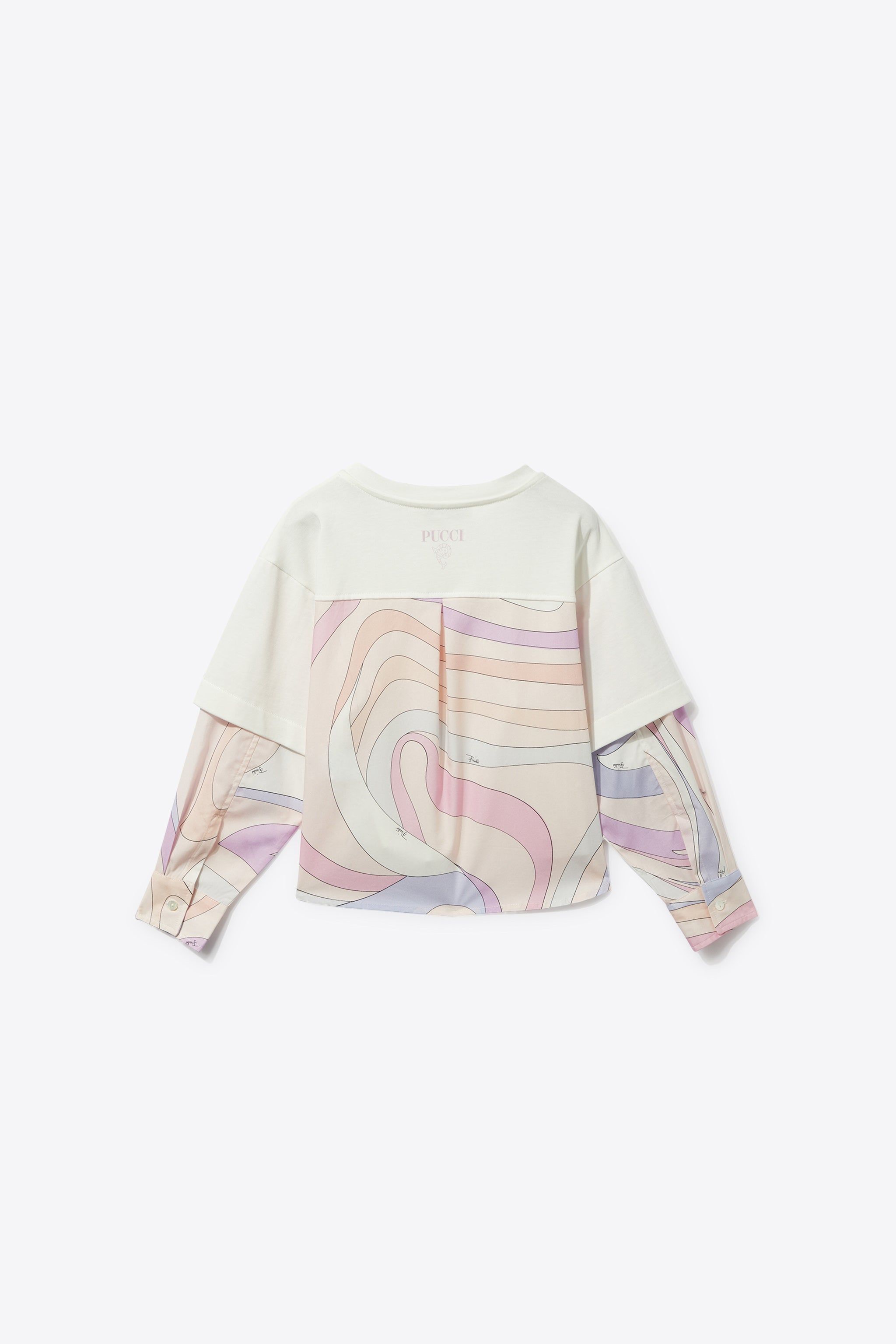 Marmo-Print Layered Cotton Top sold by Emilio Pucci product image thumbnail 2