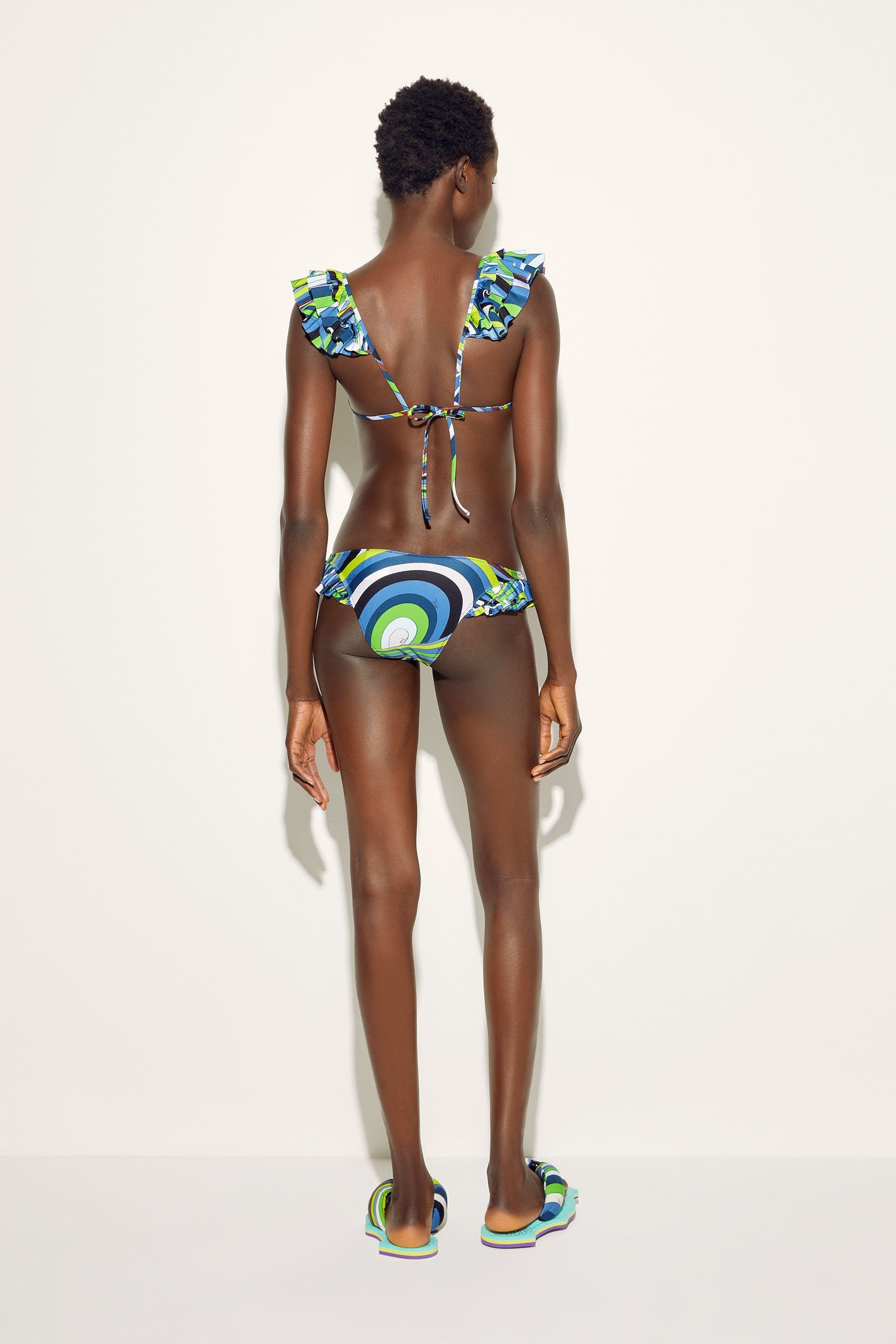 Slip bikini con stampa Iride e ruches sold by Emilio Pucci product image thumbnail 3
