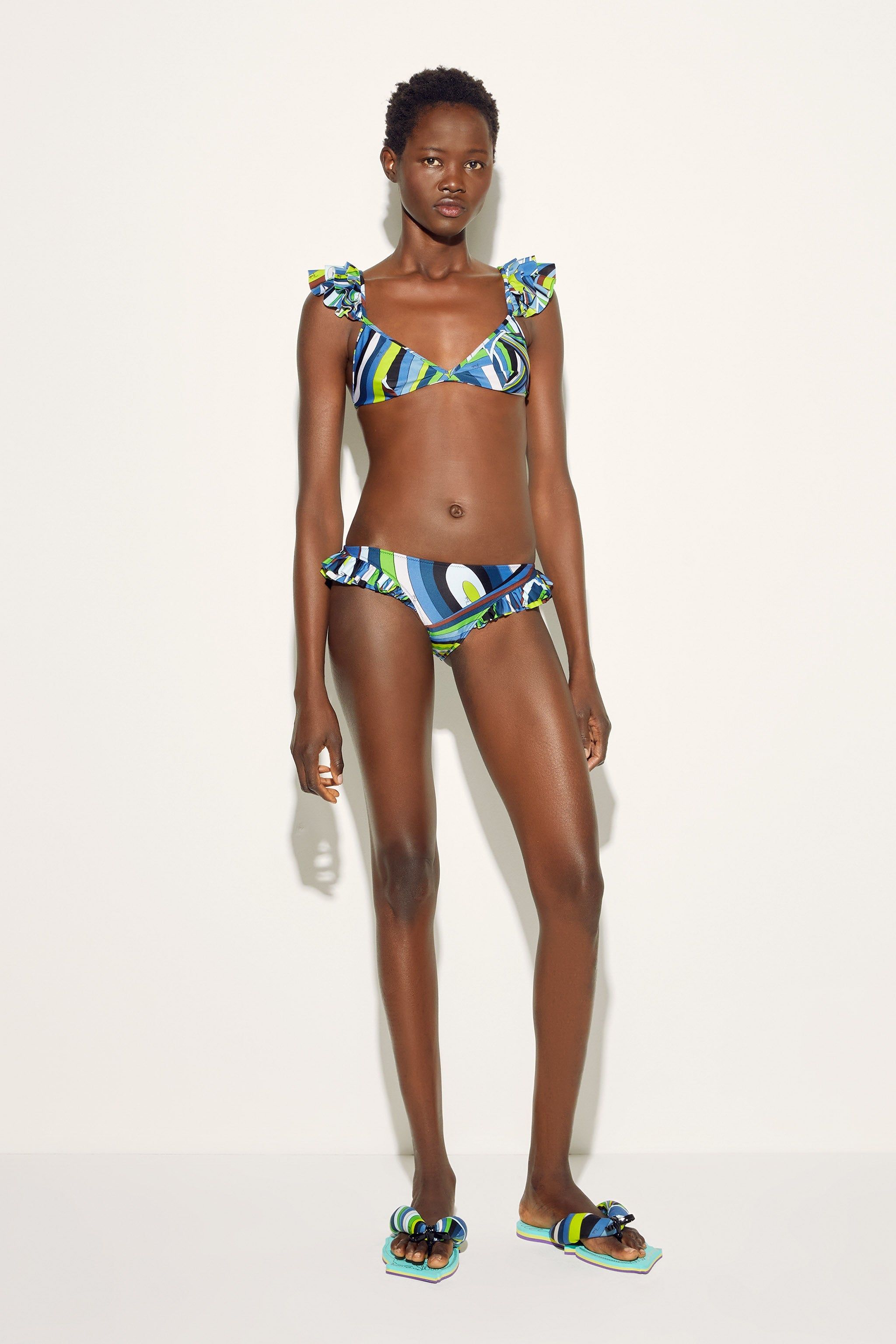 Slip bikini con stampa Iride e ruches sold by Emilio Pucci product image thumbnail 2