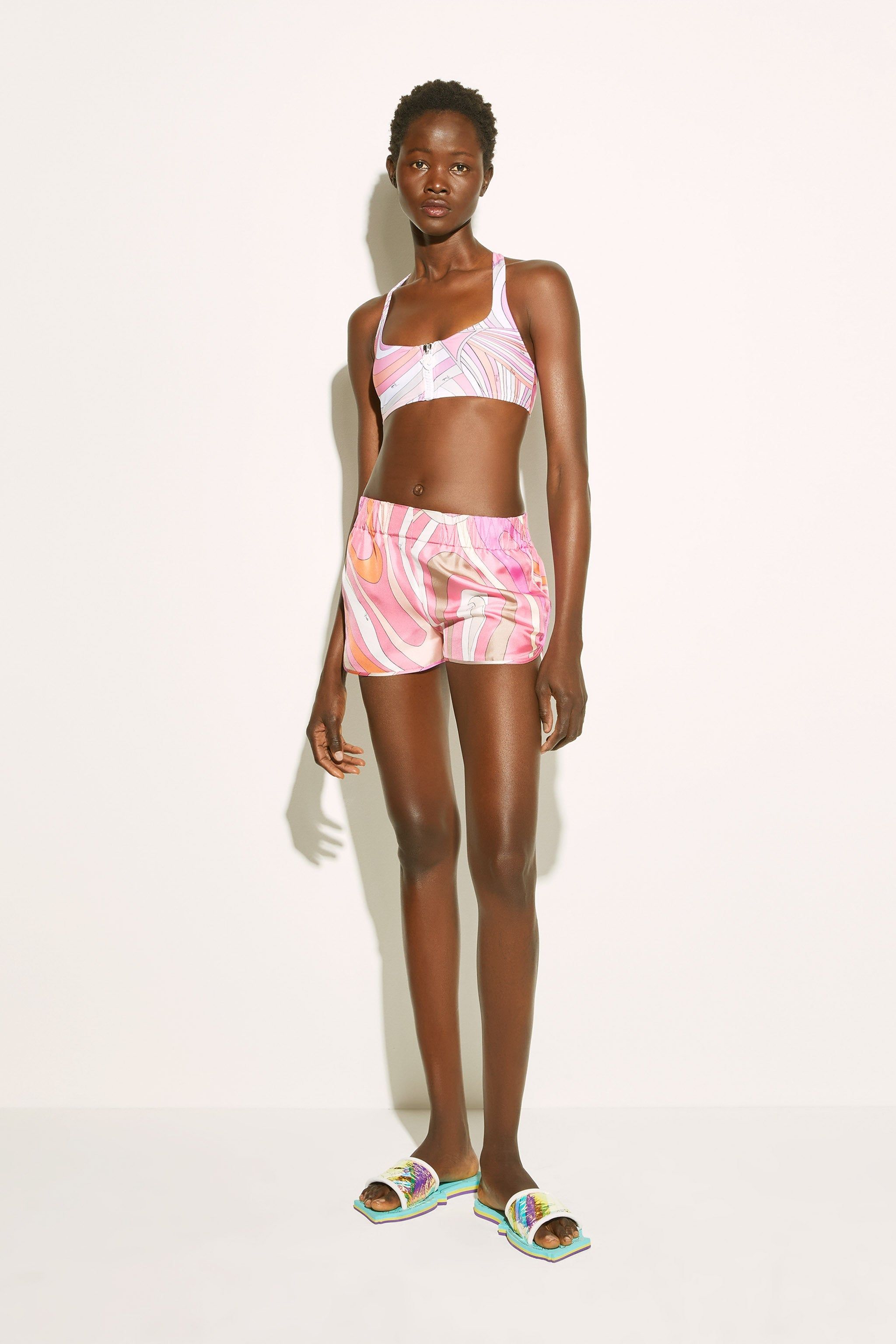 Shorts in seta con stampa Marmo sold by Emilio Pucci product image thumbnail 2