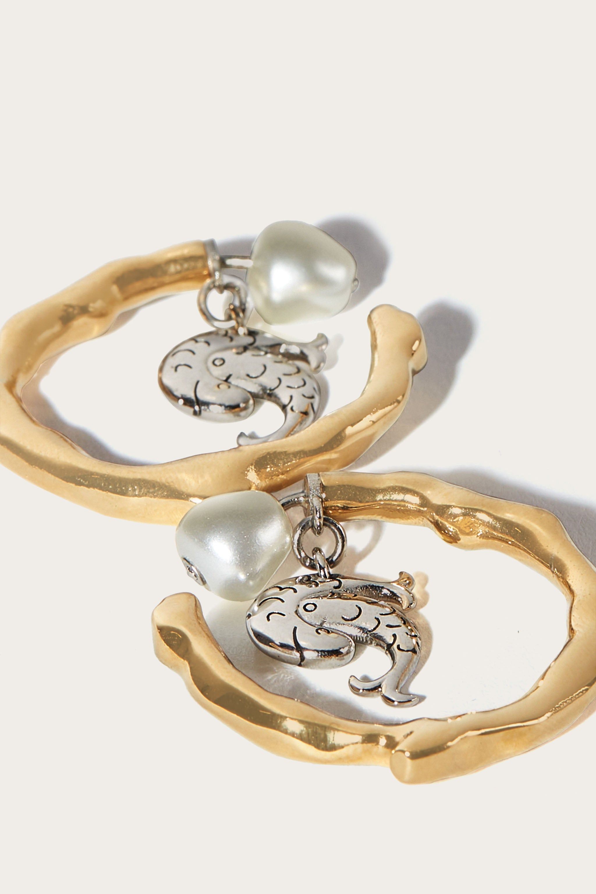 Orecchini a cerchio Aquarius sold by Emilio Pucci product image thumbnail 3