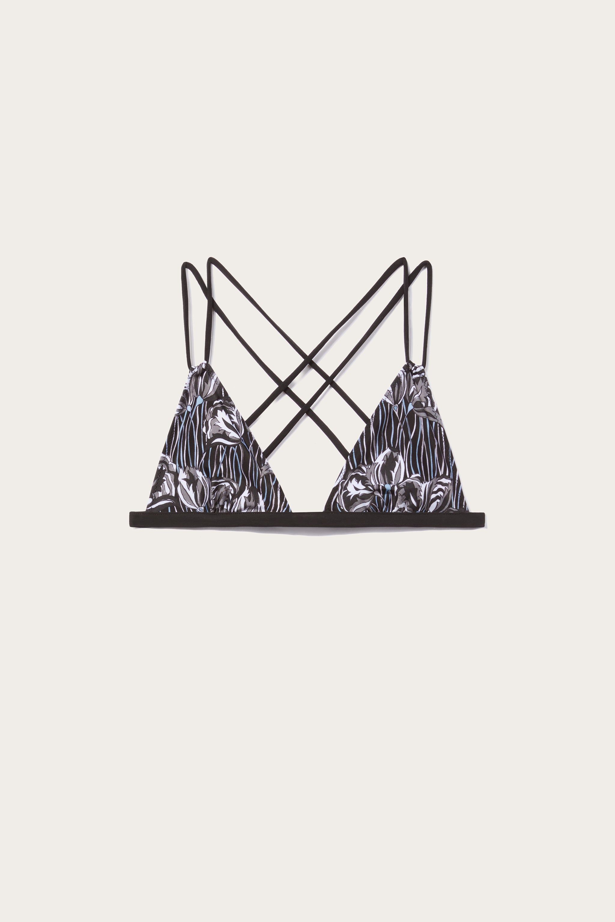 Top bikini con stampa Fior di Loto sold by Emilio Pucci