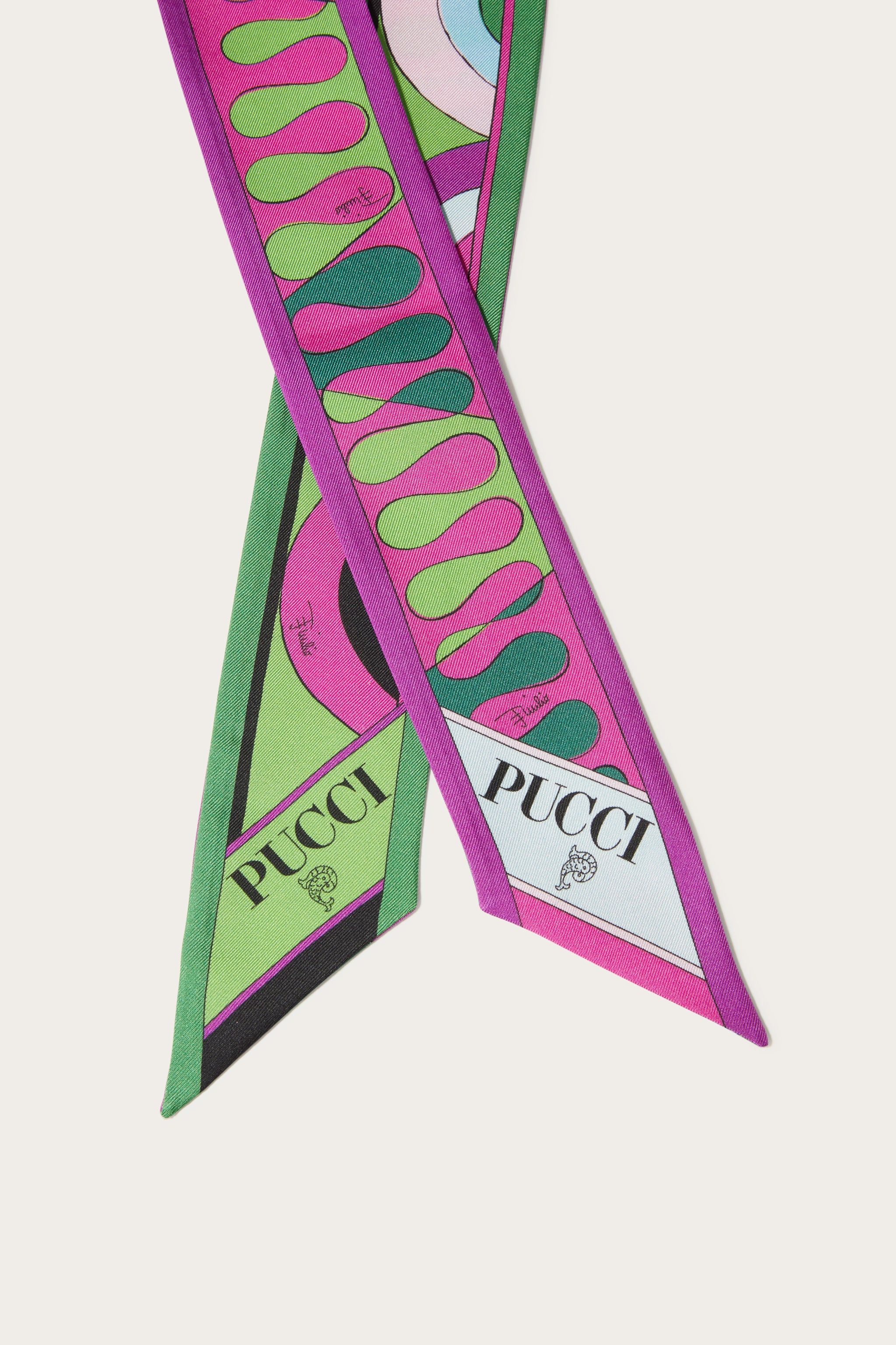 Foulard in seta con stampe Onde e Leocorno sold by Emilio Pucci product image thumbnail 2