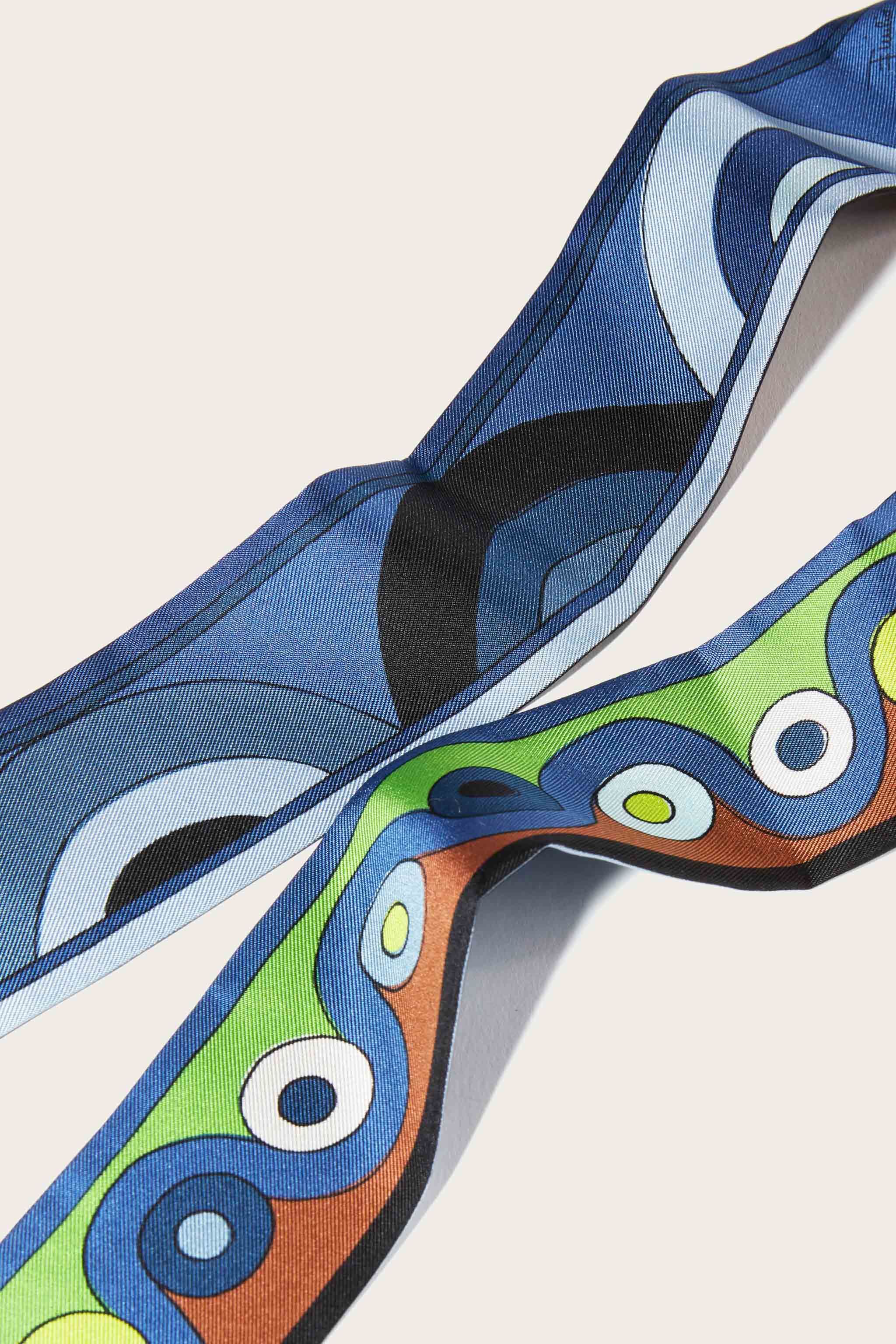 Foulard in seta con stampe Onde e Iride sold by Emilio Pucci product image thumbnail 4