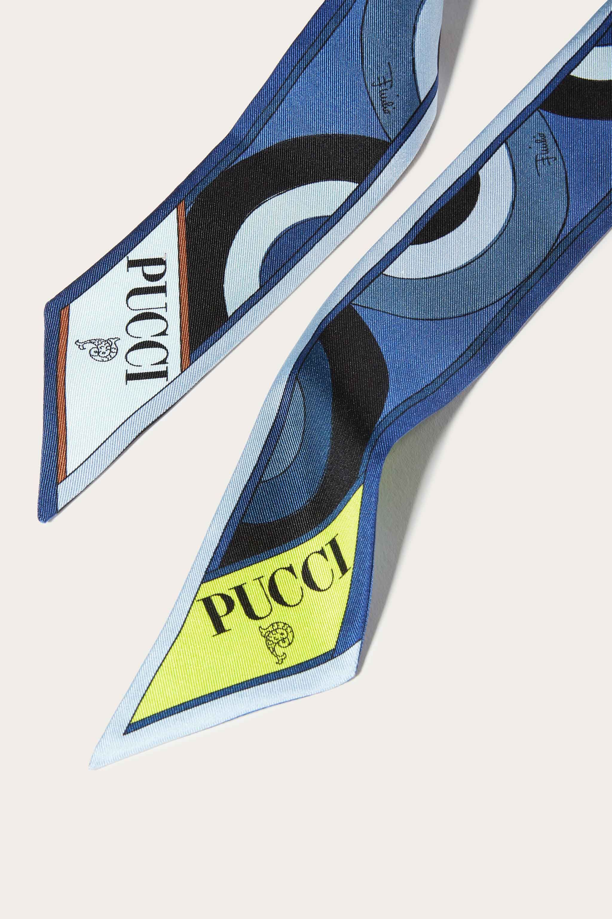 Foulard in seta con stampe Onde e Iride sold by Emilio Pucci product image thumbnail 3