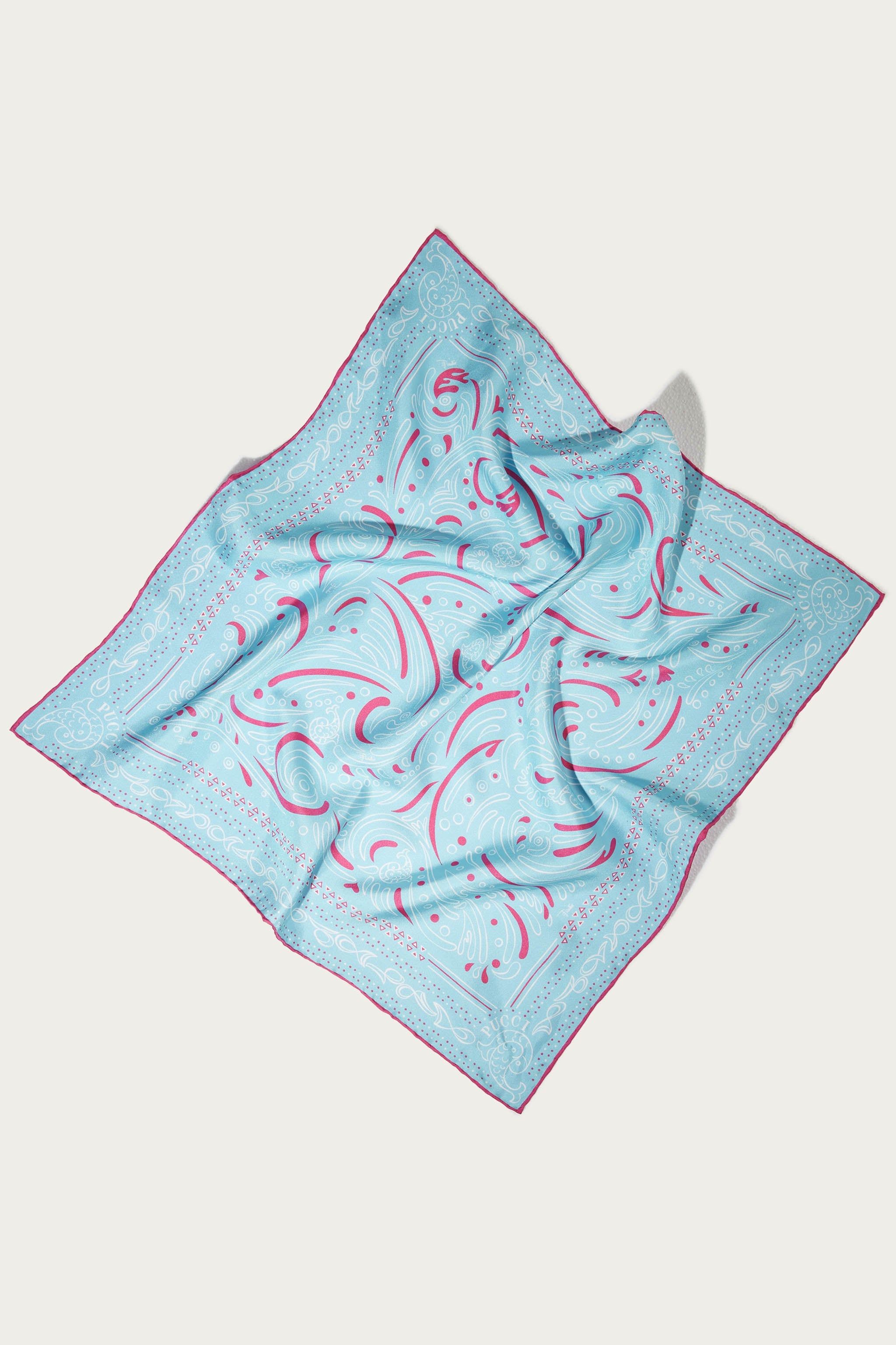 Carré piccolo in seta con stampa Bandana sold by Emilio Pucci