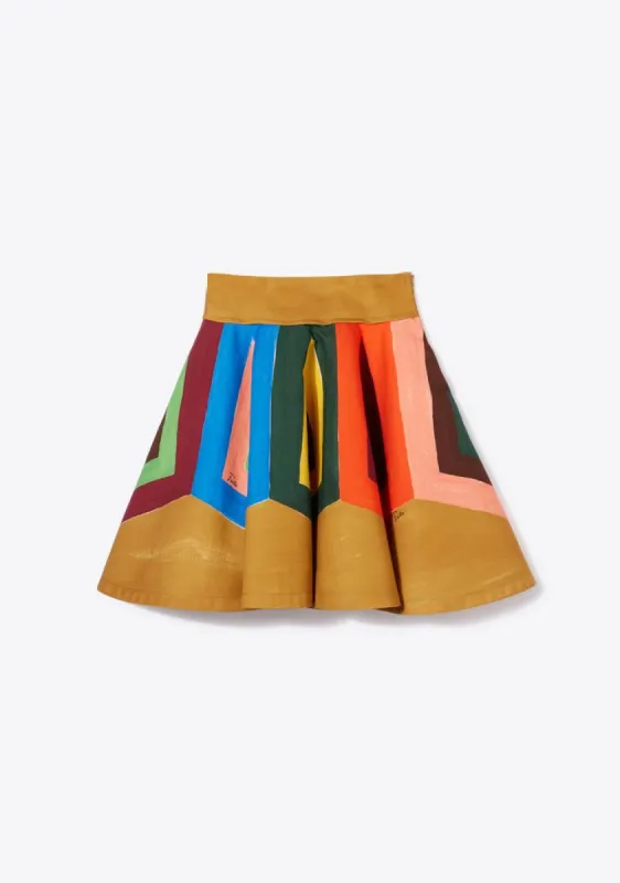 Minigonna con stampa astratta sold by Emilio Pucci