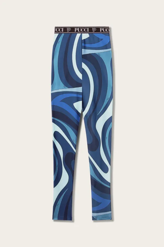 Leggings con stampa Marmo sold by Emilio Pucci