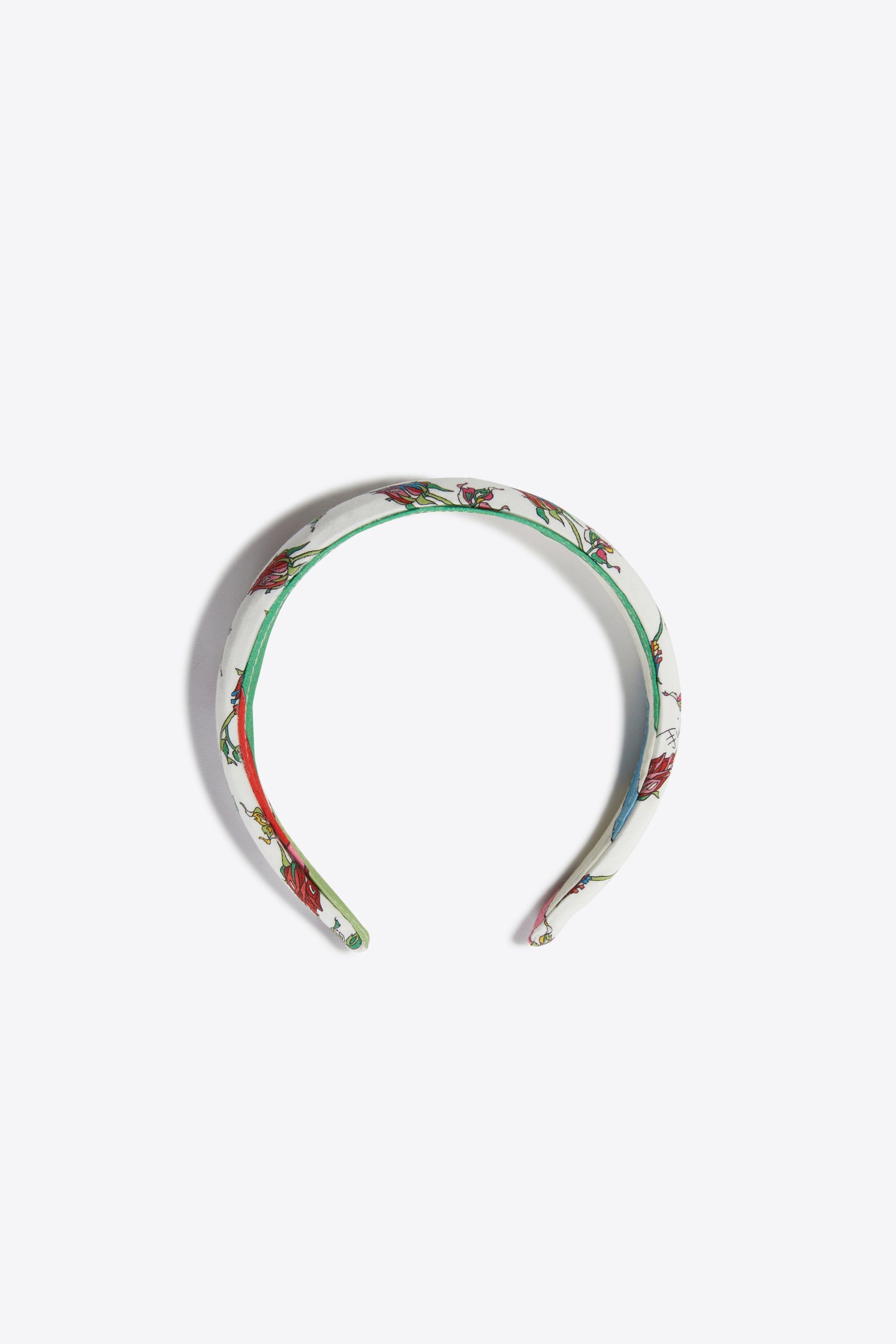 Rosa-Print Headband sold by Emilio Pucci