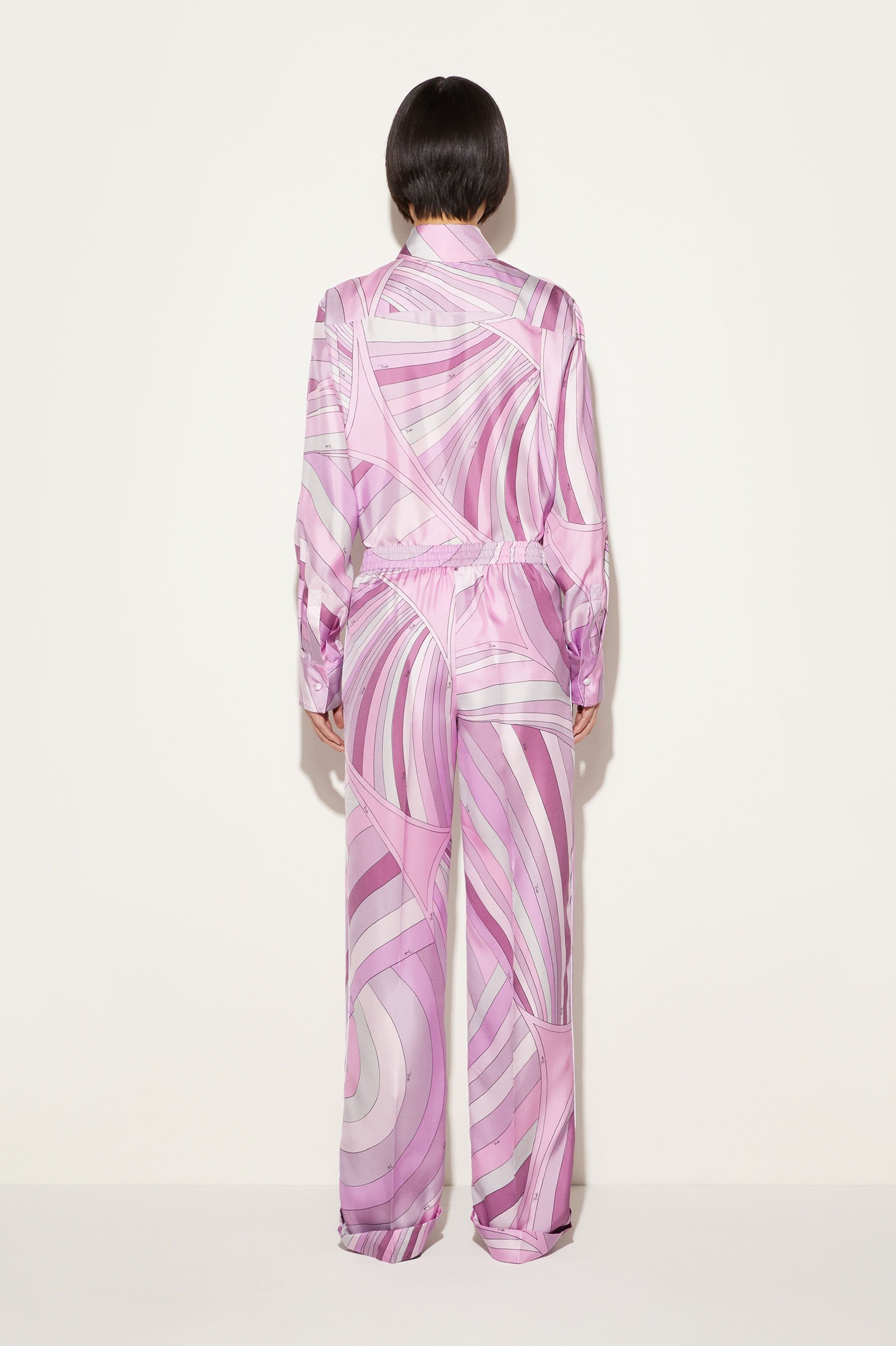 Pantaloni in seta con stampa Iride sold by Emilio Pucci product image thumbnail 4