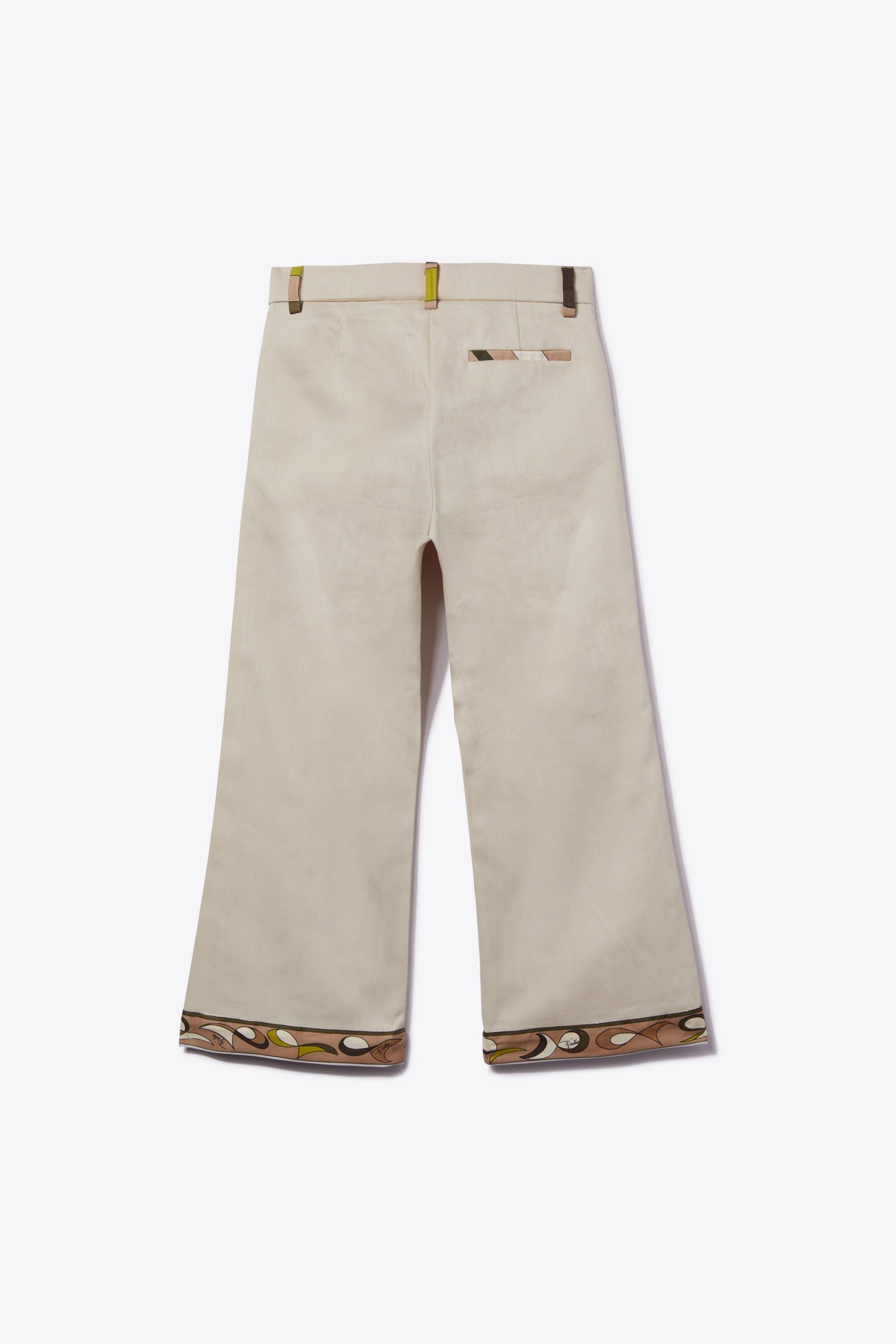 Pesci-Print Cotton Trousers sold by Emilio Pucci product image thumbnail 2