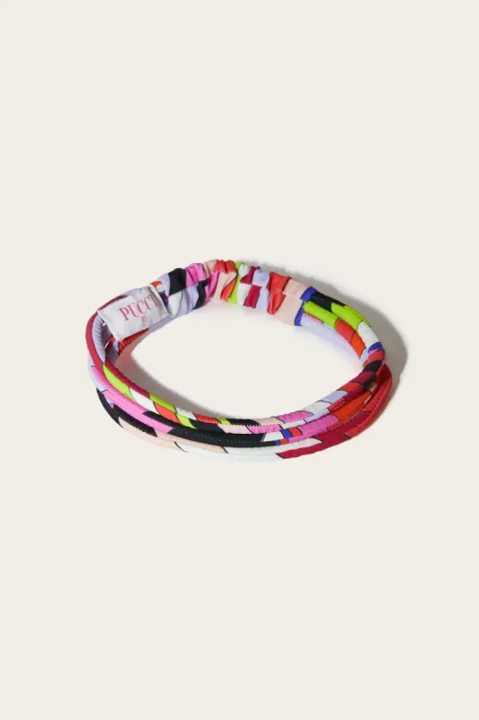 Iride-Print Headband made by Emilio Pucci