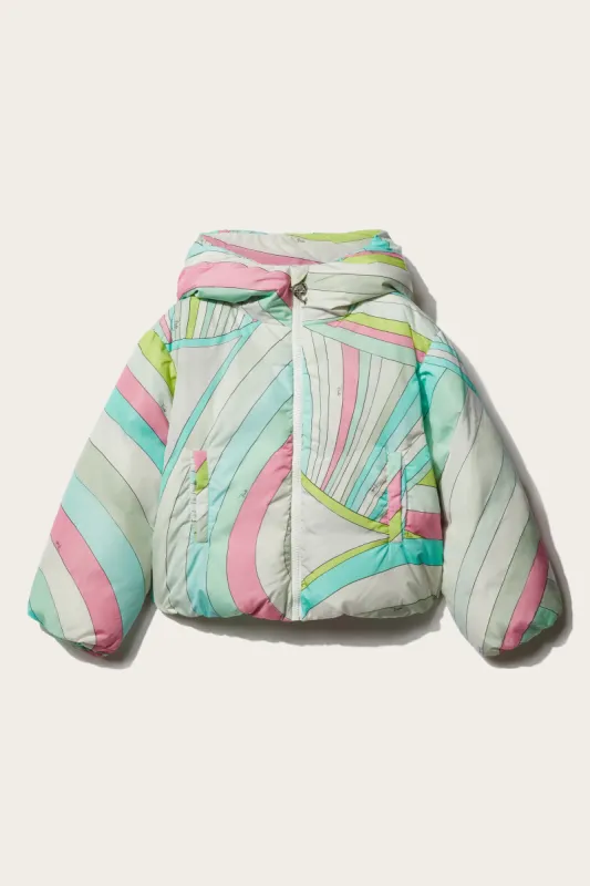 Iride-Print Puffer Jacket sold by Emilio Pucci