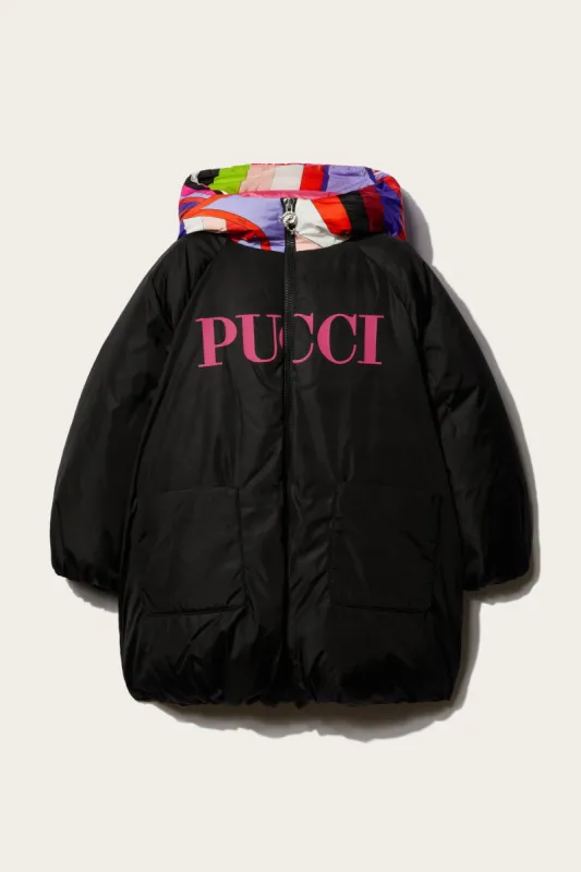 Logo-Print Puffer Jacket sold by Emilio Pucci