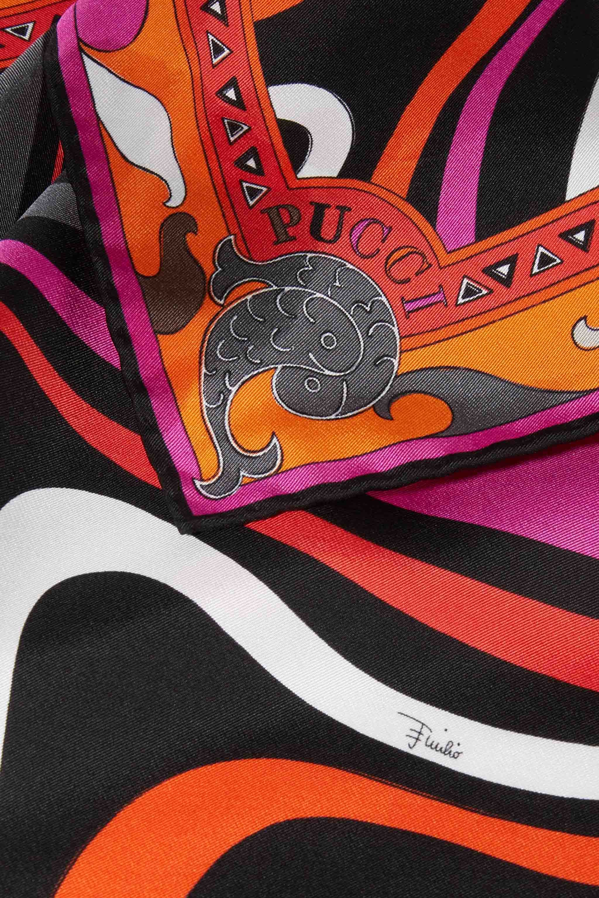 Carré piccolo in seta con stampa Marmo sold by Emilio Pucci product image thumbnail 3