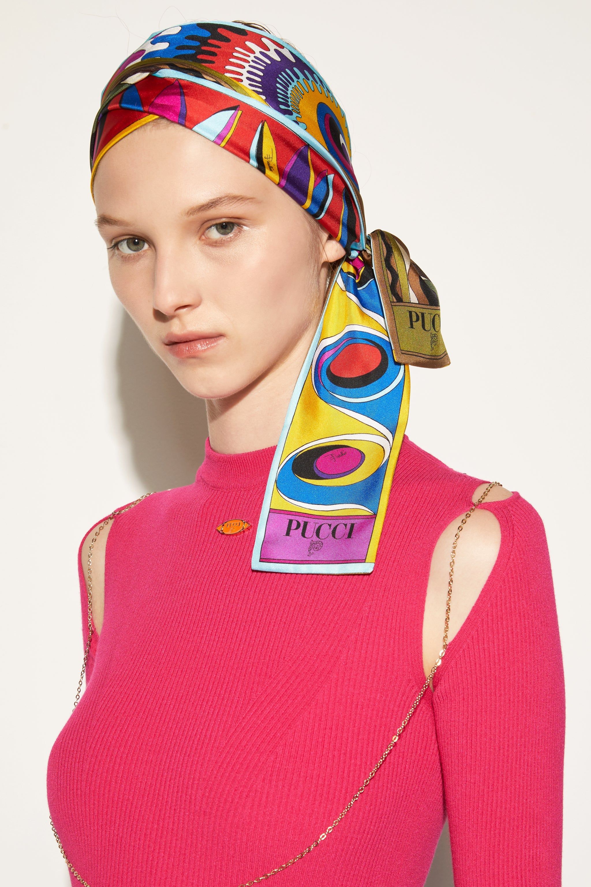 Foulard in seta con stampa Bersaglio sold by Emilio Pucci product image thumbnail 2