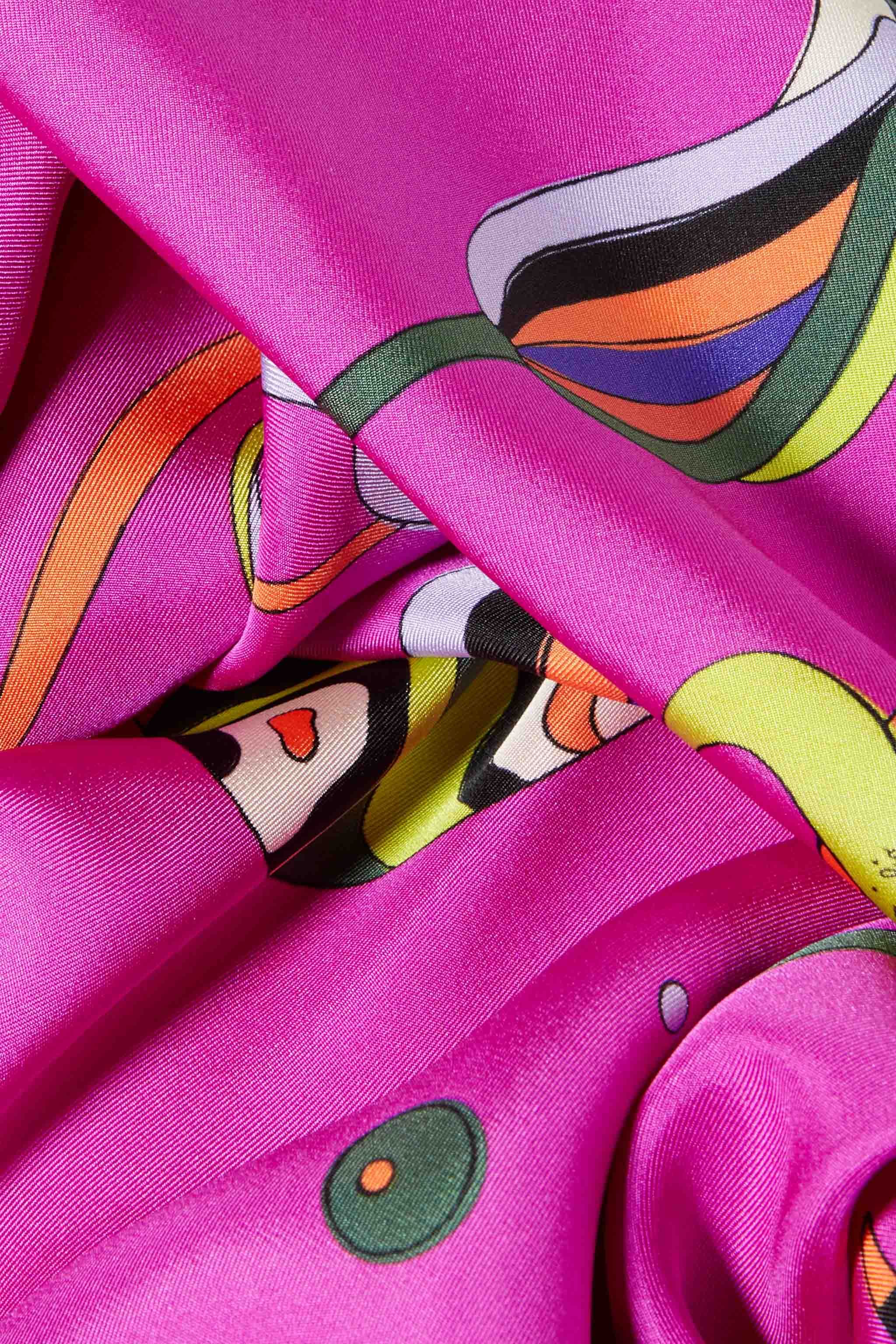 Carré grande in seta con stampa Fungo sold by Emilio Pucci product image thumbnail 4