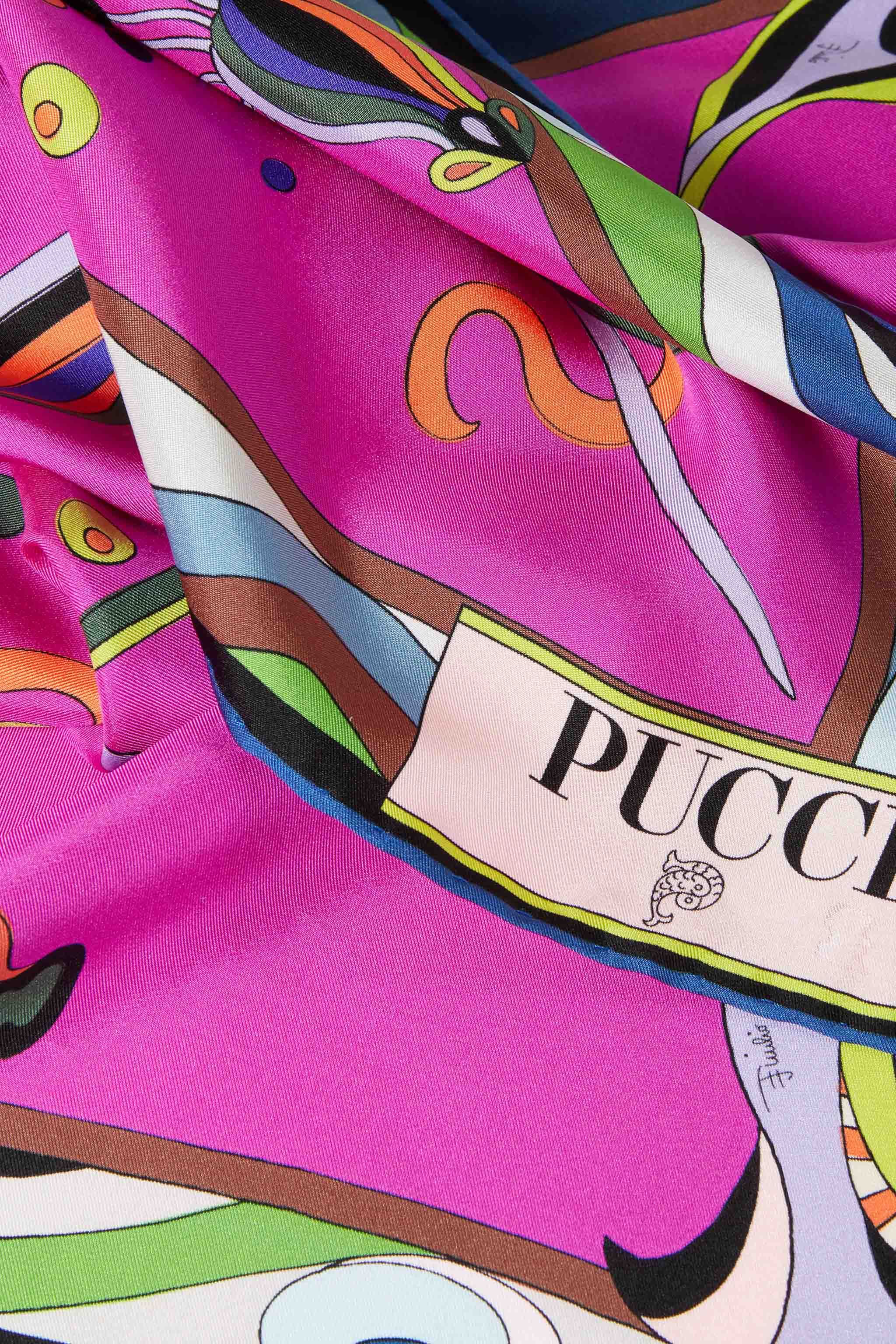 Carré grande in seta con stampa Fungo sold by Emilio Pucci product image thumbnail 3