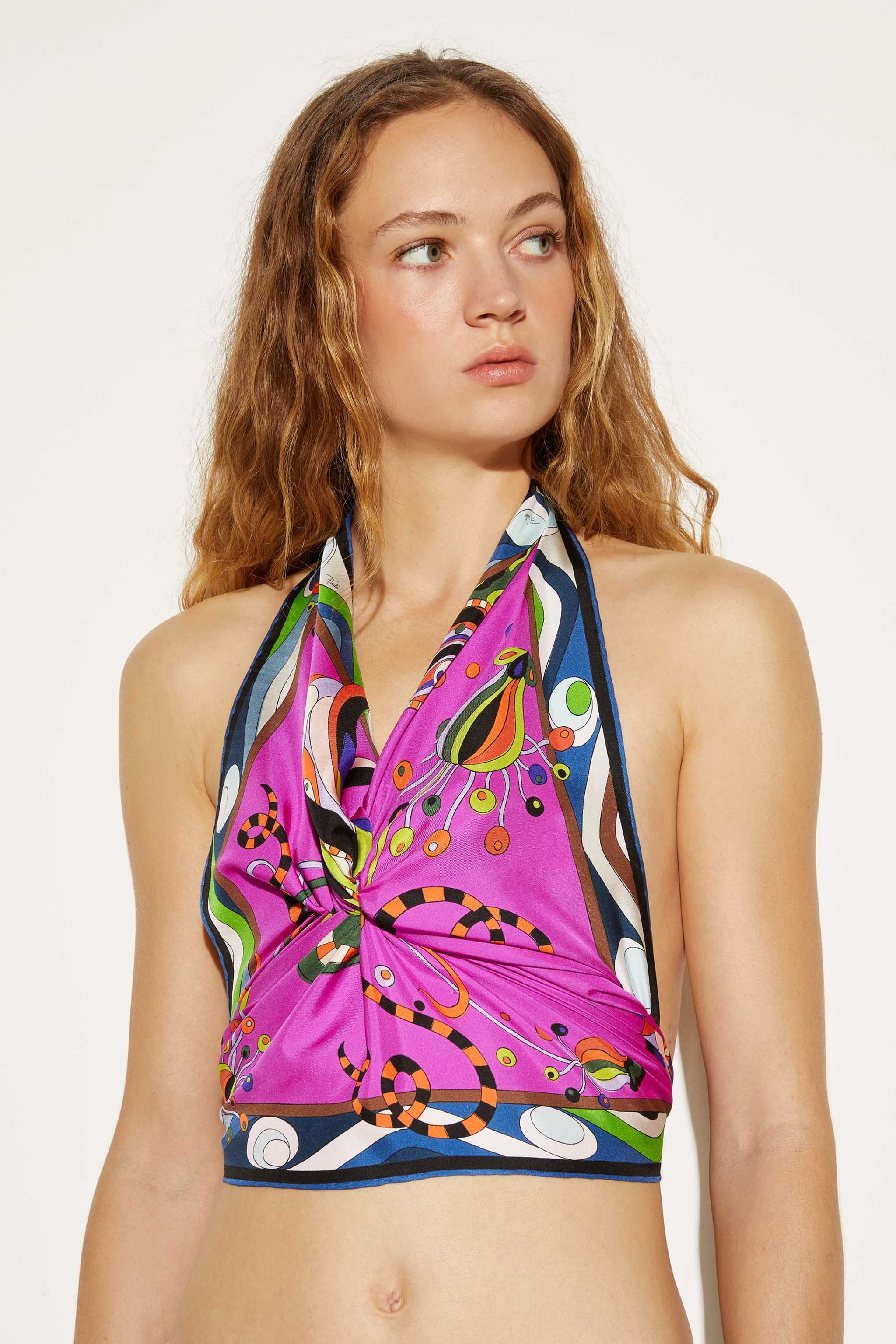 Carré grande in seta con stampa Fungo sold by Emilio Pucci product image thumbnail 2