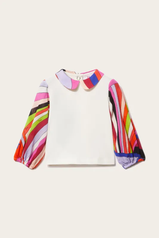 Iride-Print Cotton Top sold by Emilio Pucci
