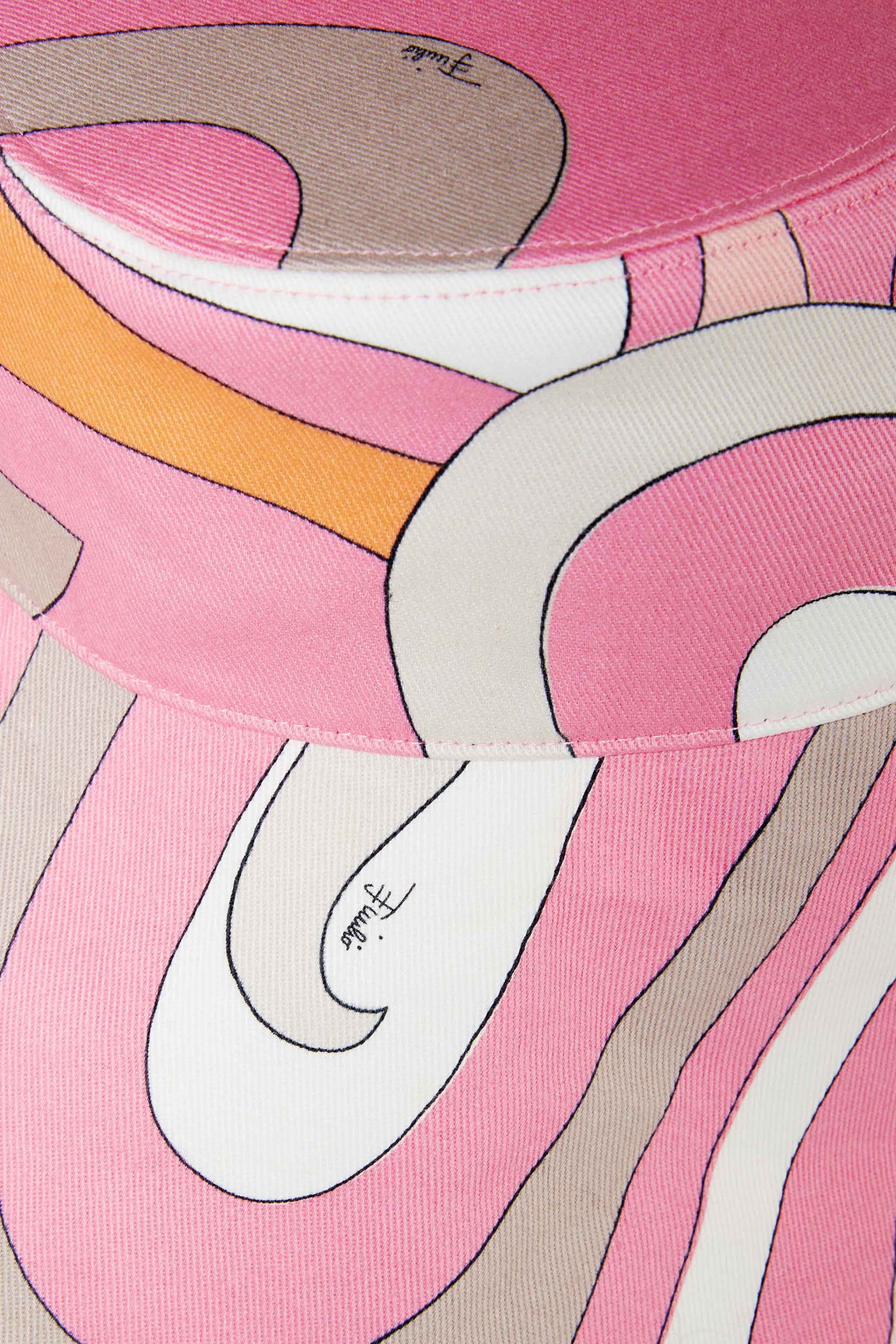 Cappello da pescatore con cut-out e stampa Marmo sold by Emilio Pucci product image thumbnail 4