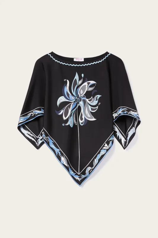 Top kaftano con stampa Dalia sold by Emilio Pucci