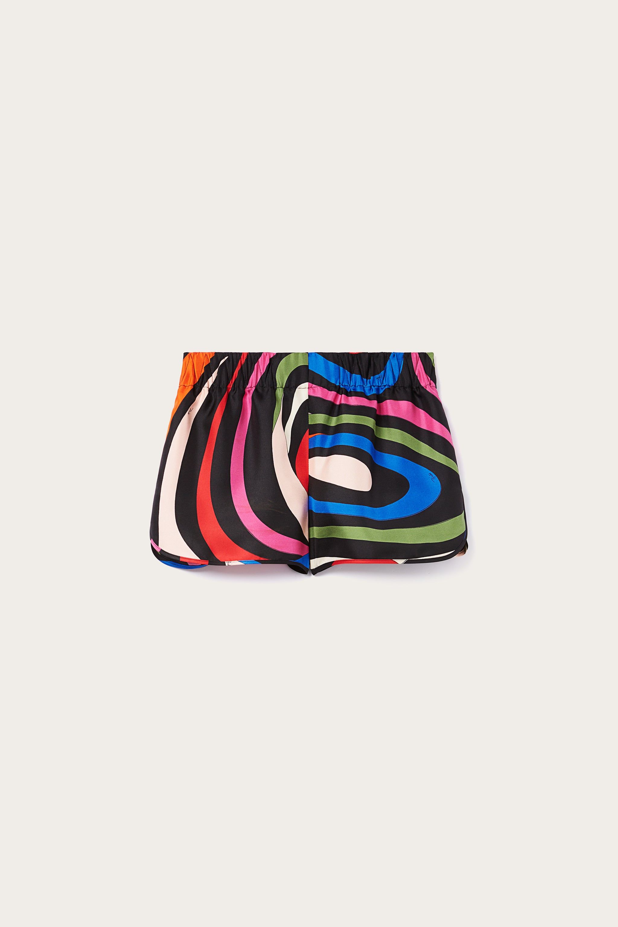 Shorts in seta con stampa Marmo sold by Emilio Pucci