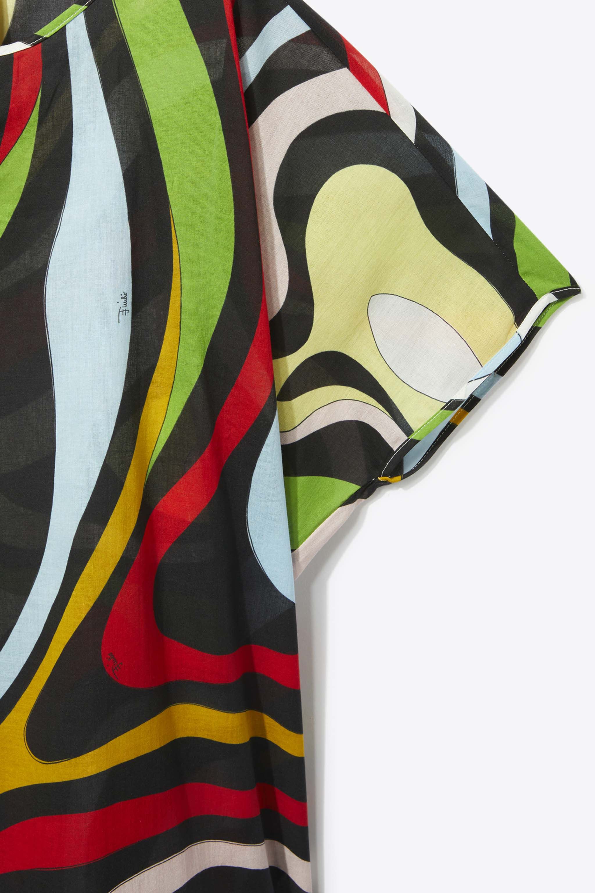 Marmo-Print Cotton Dress sold by Emilio Pucci product image thumbnail 3
