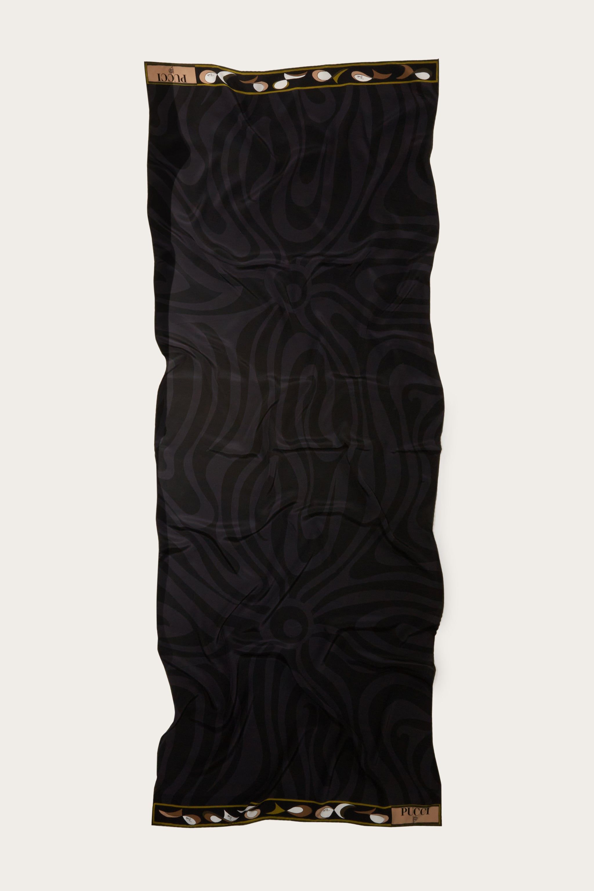 Hijab in seta con stampe Marmo e Pesci sold by Emilio Pucci