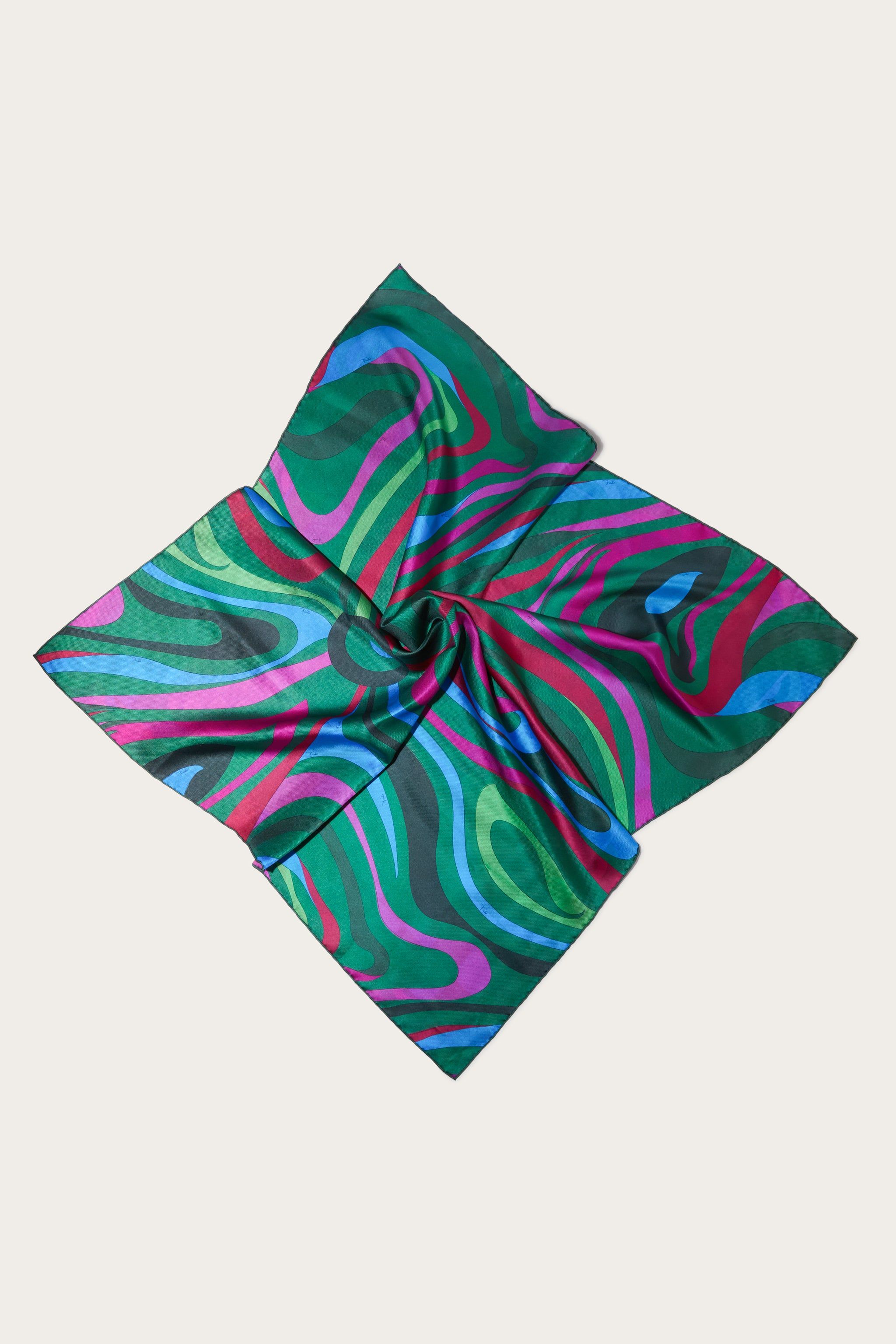 Carré grande in seta con stampe Giardino e Marmo sold by Emilio Pucci product image thumbnail 4