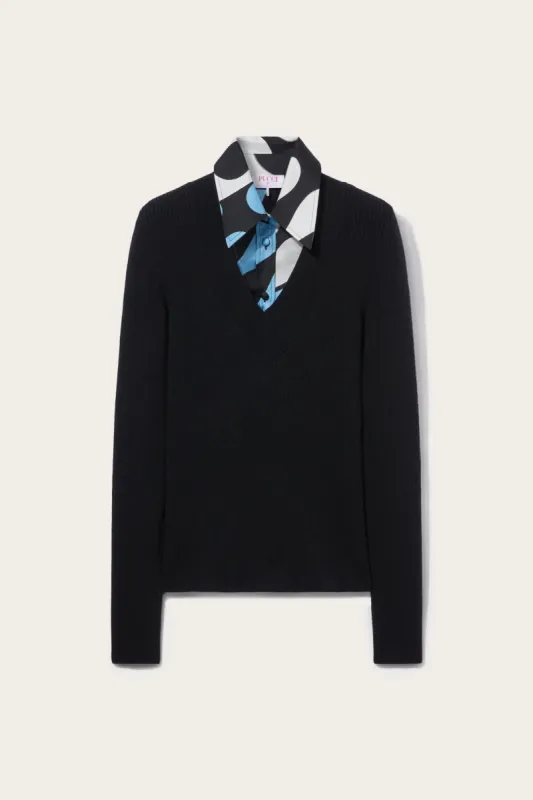 Maglione con inserti Leocorno sold by Emilio Pucci