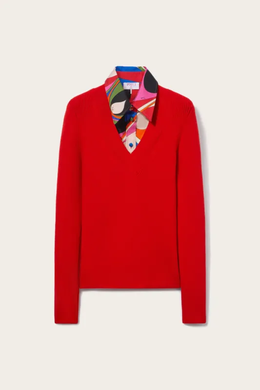 Maglione con inserti Onde sold by Emilio Pucci