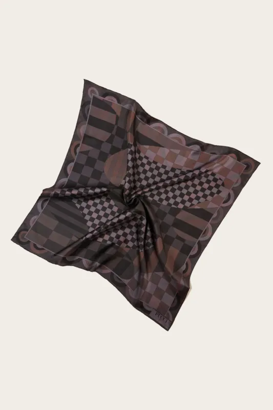 Carré grande in seta con stampe Giardino e Marmo sold by Emilio Pucci