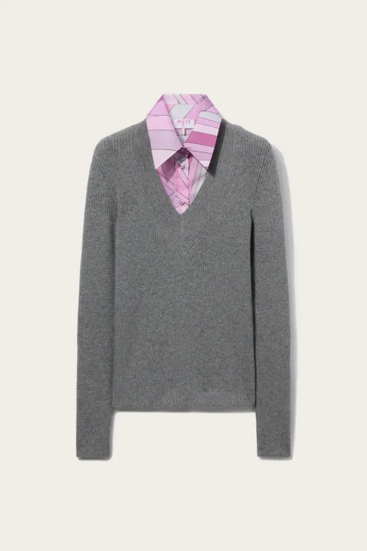 Maglione con inserto Iride sold by Emilio Pucci