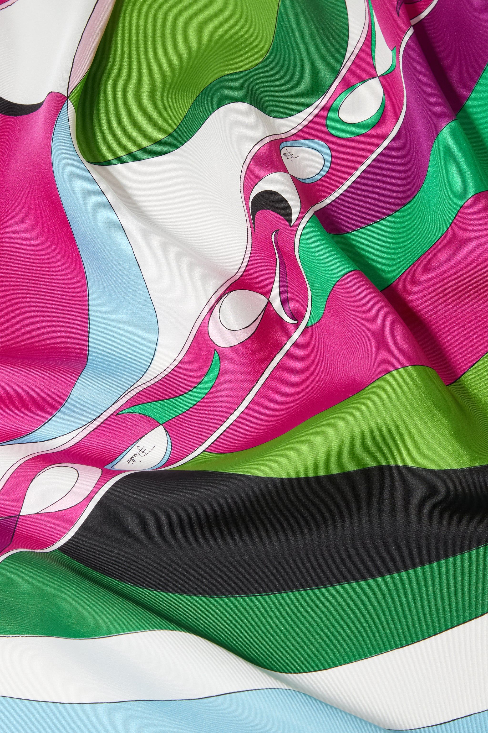 Carré grande in seta con stampa Pesci sold by Emilio Pucci product image thumbnail 4