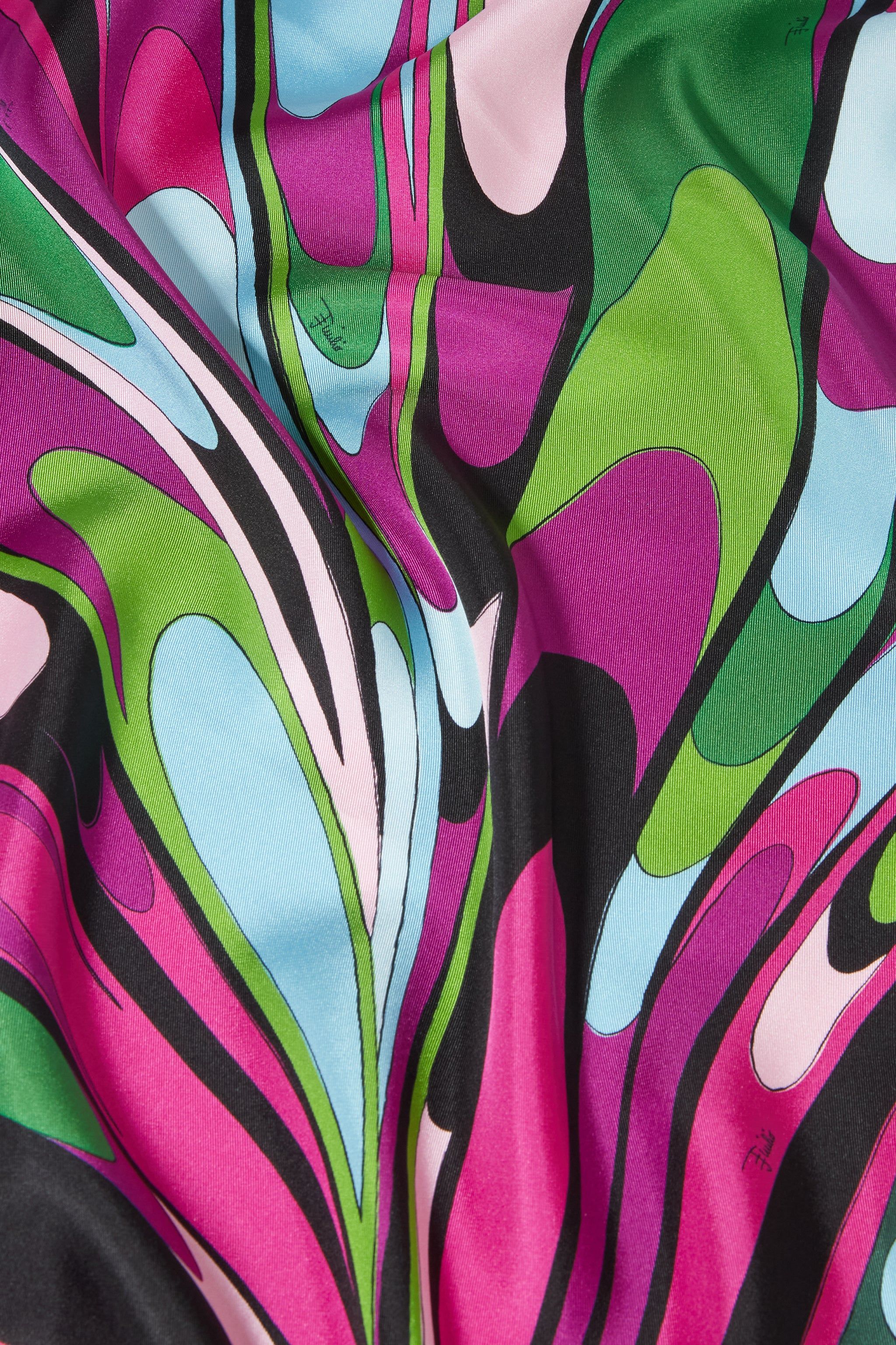 Carré grande in seta con stampa Onde sold by Emilio Pucci product image thumbnail 3