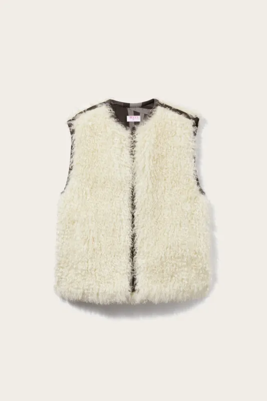 Gilet in shearling sintetico sold by Emilio Pucci