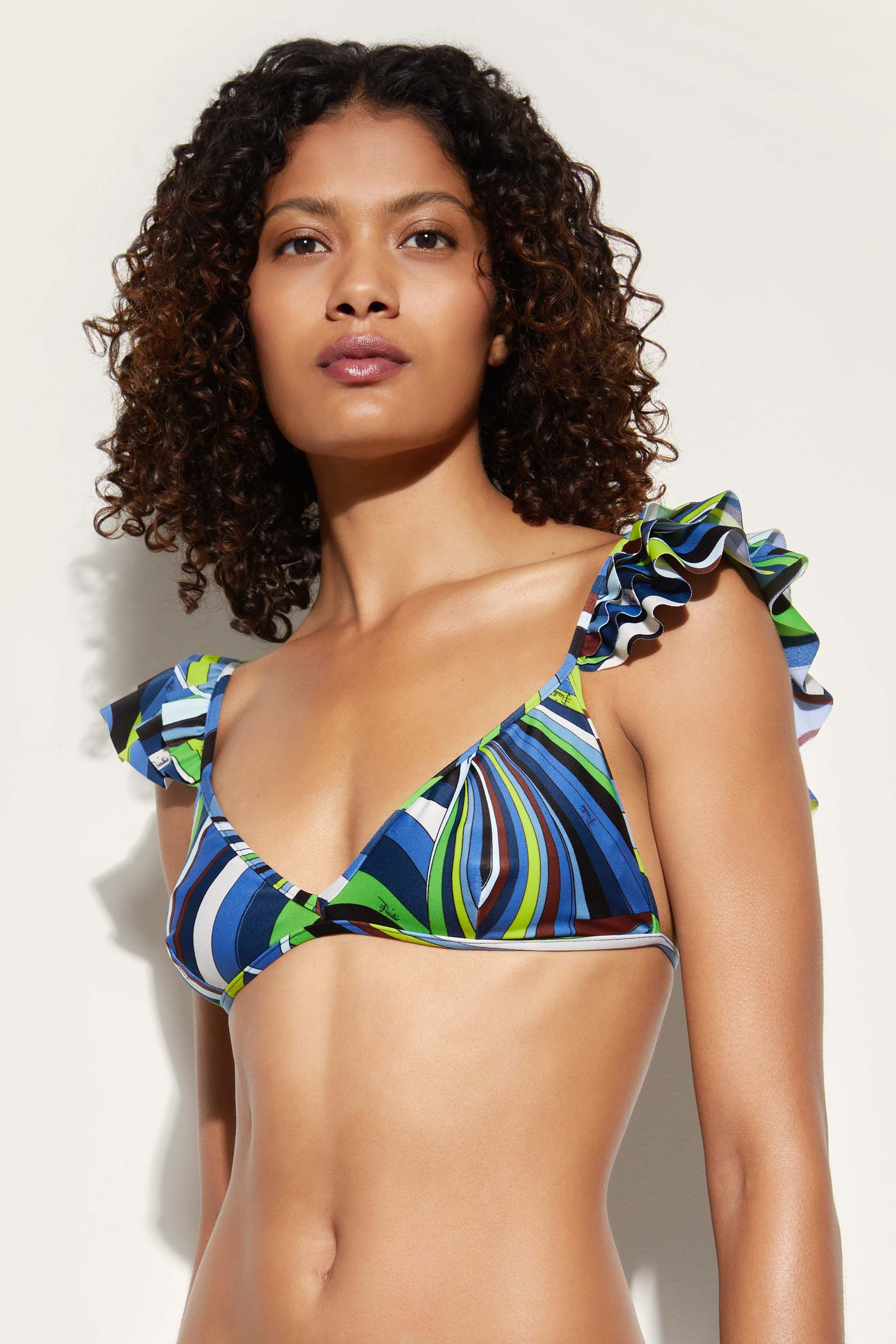 Top bikini con stampa Iride e ruches sold by Emilio Pucci product image thumbnail 5