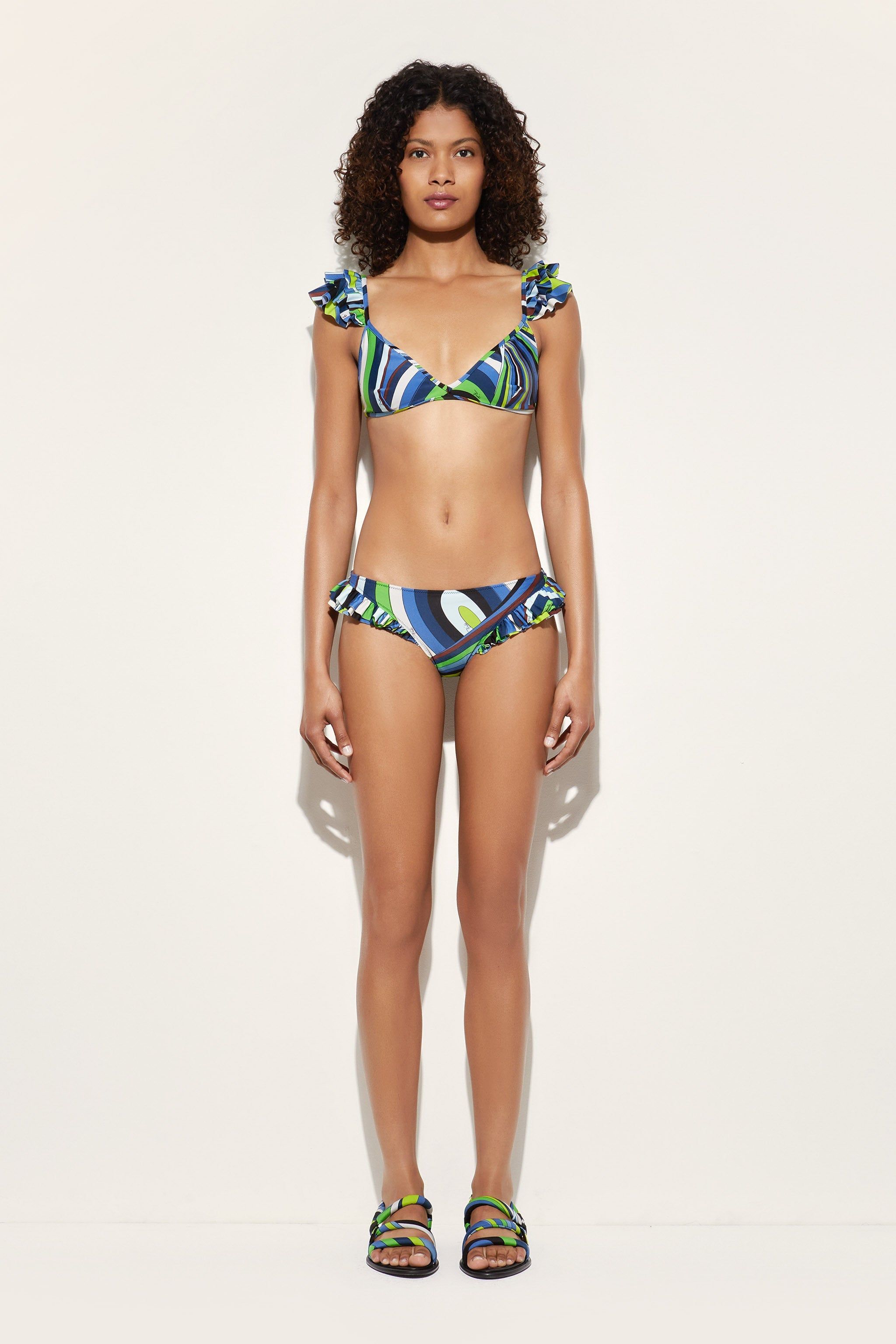 Top bikini con stampa Iride e ruches sold by Emilio Pucci product image thumbnail 2