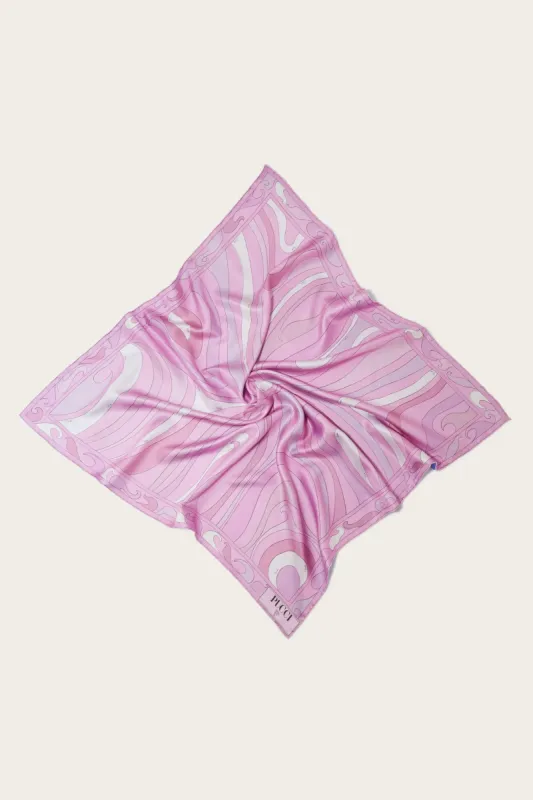 Carré grande in seta con stampa Marmo sold by Emilio Pucci