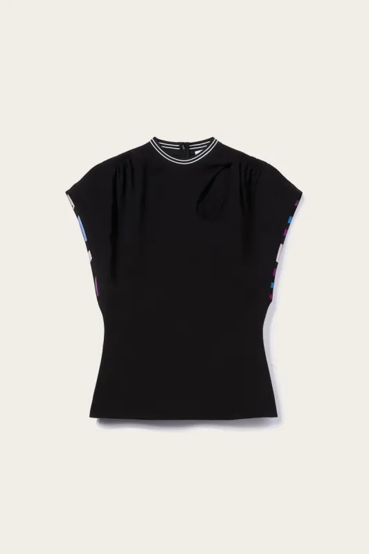 Top con cut-out sold by Emilio Pucci