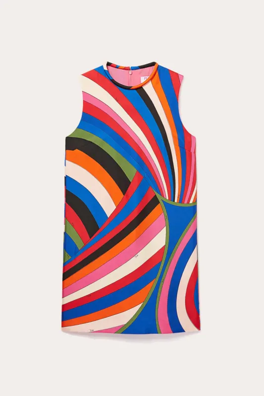 Iride-Print Silk-Twill Mini Dress sold by Emilio Pucci