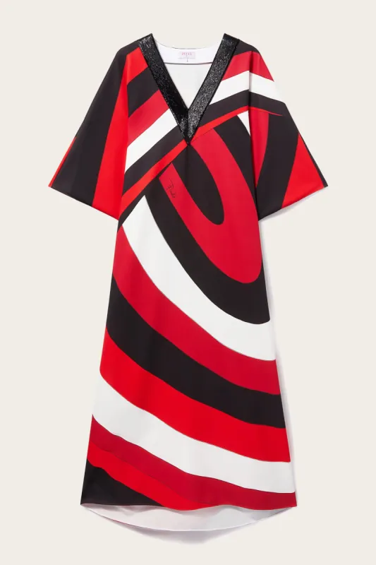 Abito kaftano con stampa Iride made by Emilio Pucci