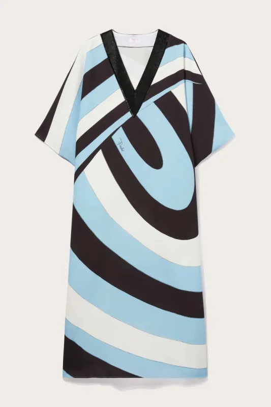 Abito kaftano con stampa Iride made by Emilio Pucci