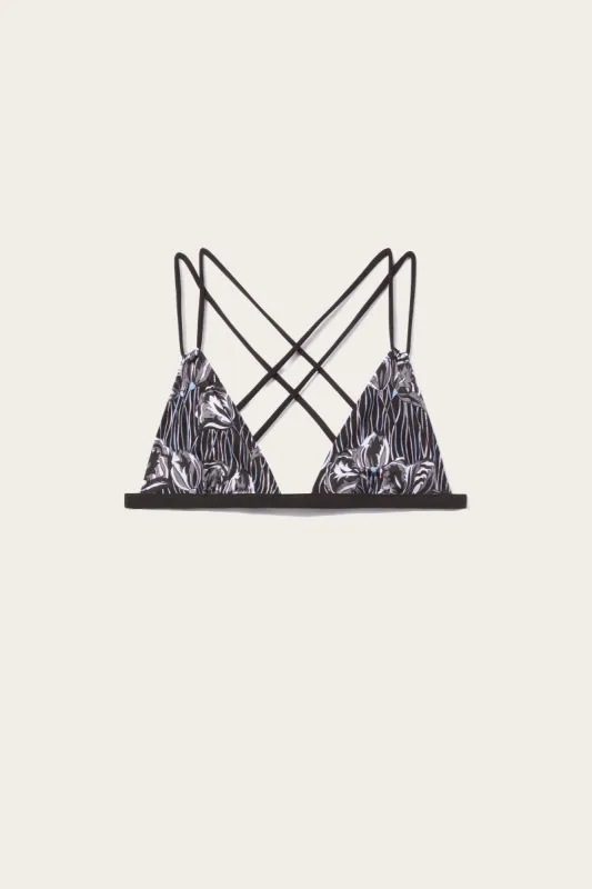 Top bikini con stampa Fior di Loto sold by Emilio Pucci