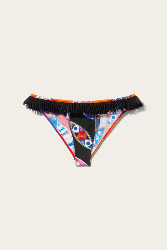 Slip bikini con stampa Girandole e frange sold by Emilio Pucci