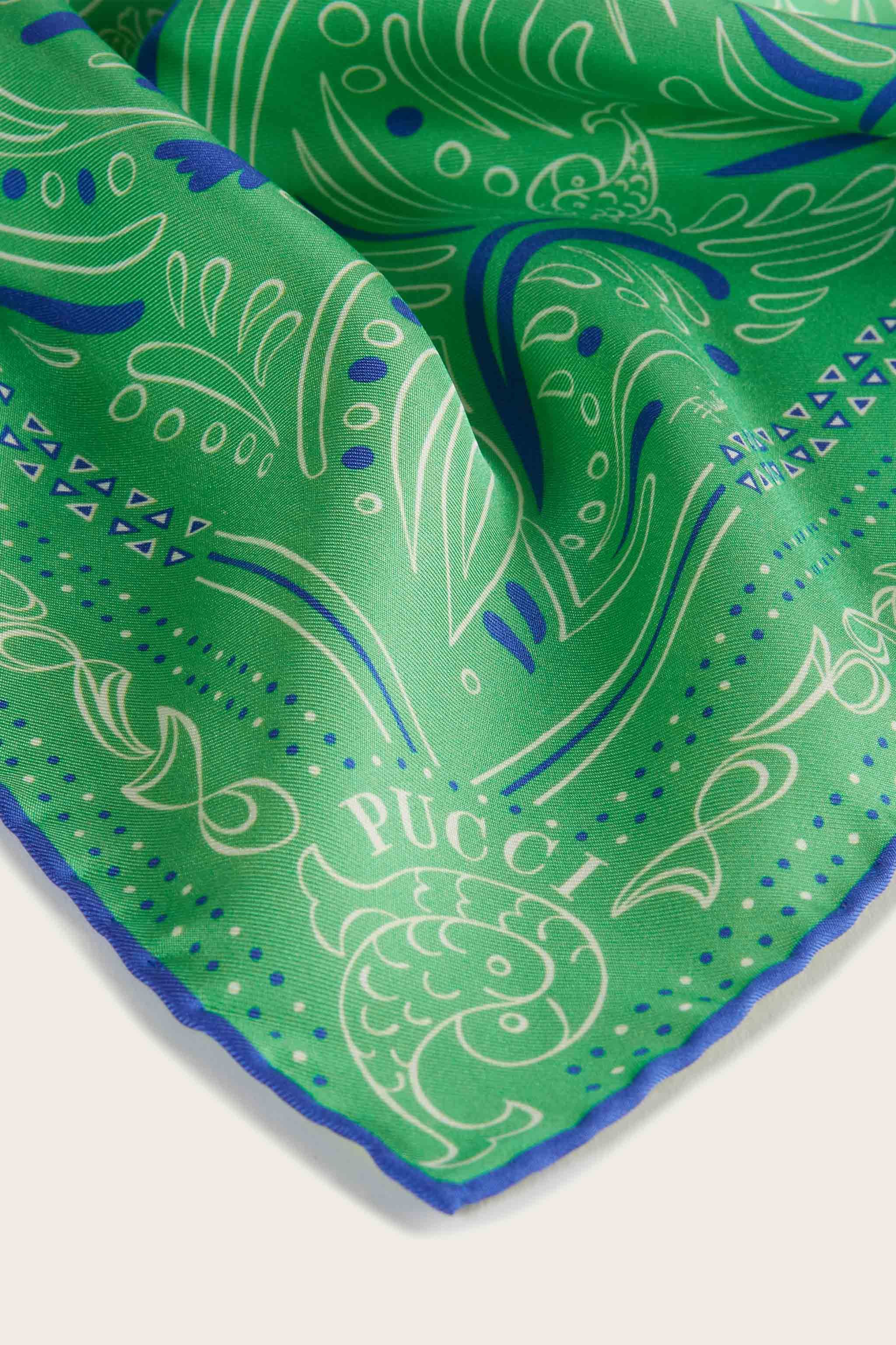 Carré piccolo in seta con stampa Bandana sold by Emilio Pucci product image thumbnail 3